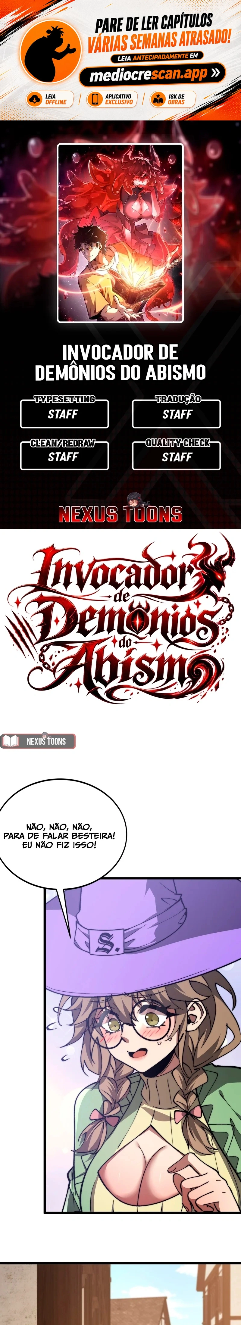 Invocando Demônios, eu sou o abismo Capítulo 54 Página 1