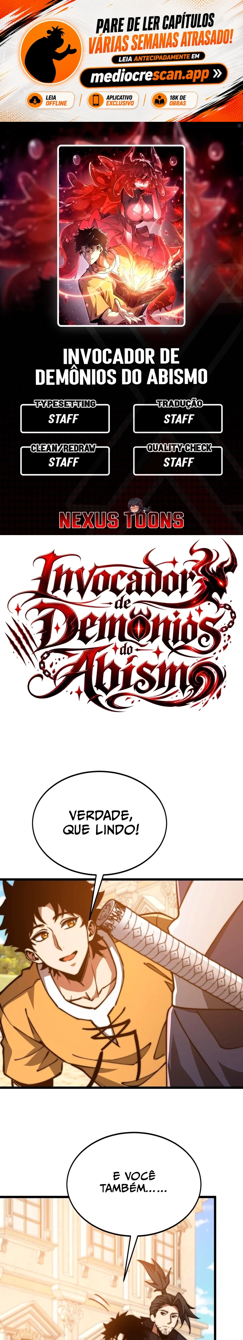 Invocando Demônios, eu sou o abismo Capítulo 55 Página 1