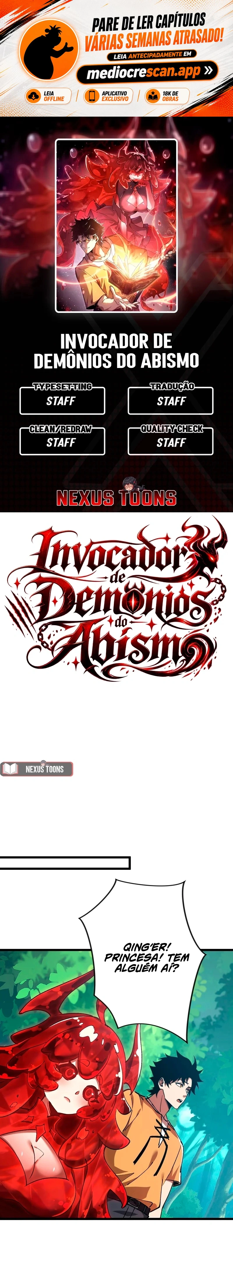 Invocando Demônios, eu sou o abismo Capítulo 57 Página 1