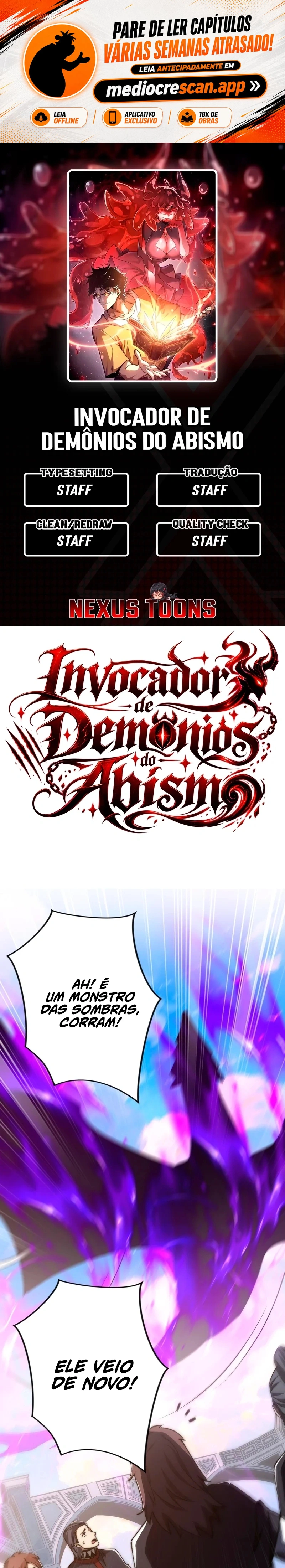 Invocando Demônios, eu sou o abismo Capítulo 61 Página 1