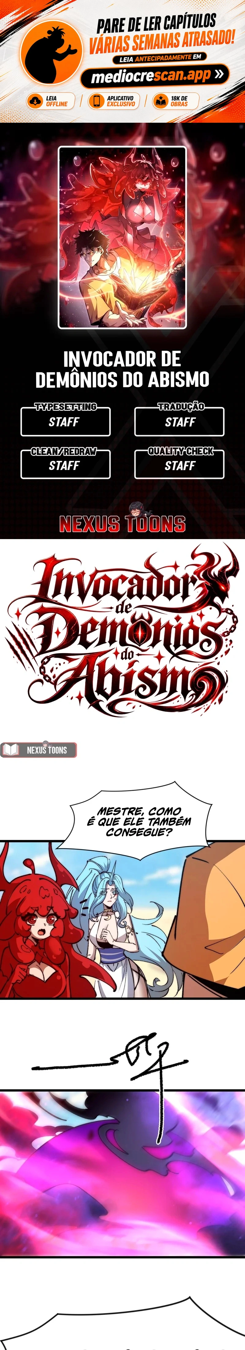Invocando Demônios, eu sou o abismo Capítulo 68 Página 1