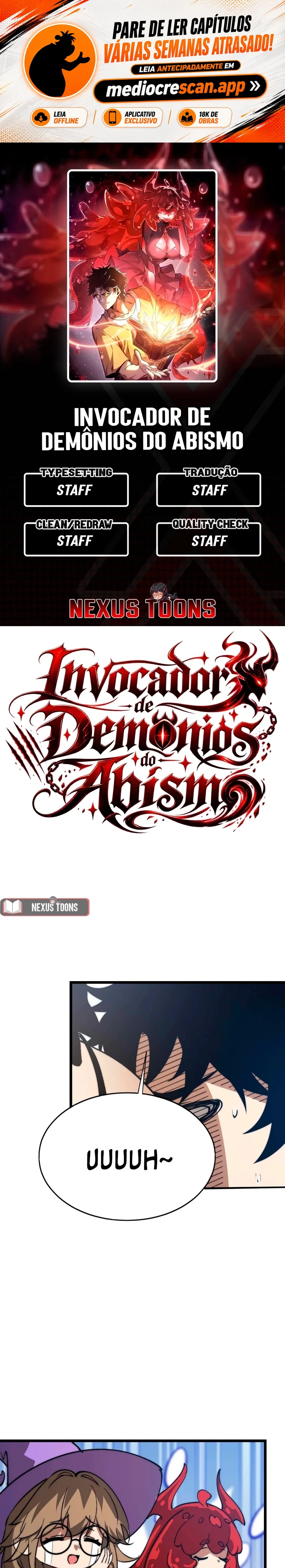 Invocando Demônios, eu sou o abismo Capítulo 72 Página 1