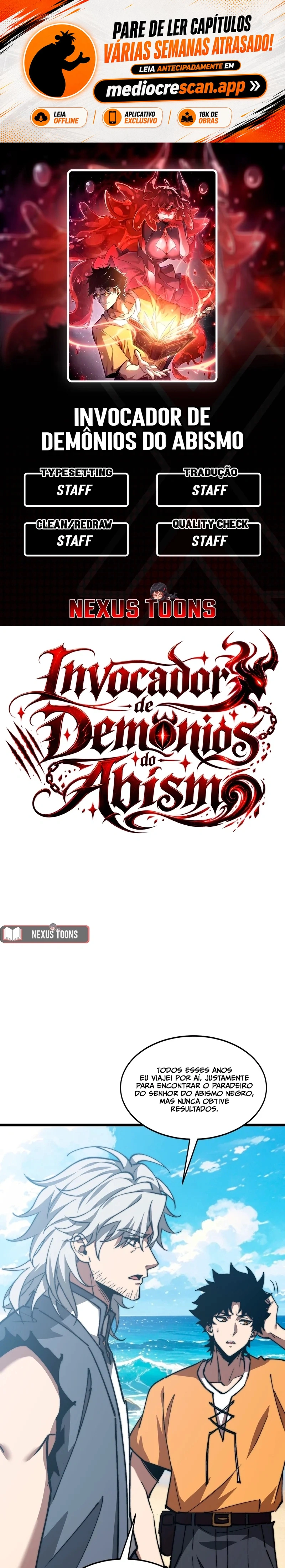 Invocando Demônios, eu sou o abismo Capítulo 74 Página 1