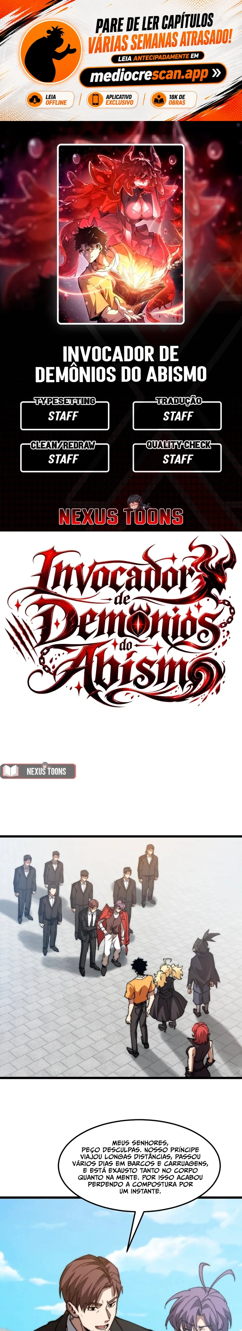 Invocando Demônios, eu sou o abismo Capítulo 77 Página 1