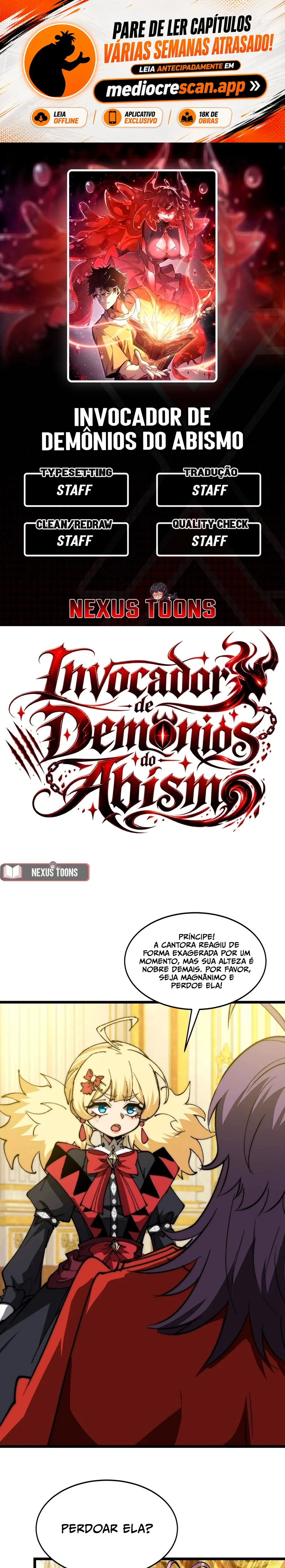 Invocando Demônios, eu sou o abismo Capítulo 78 Página 1