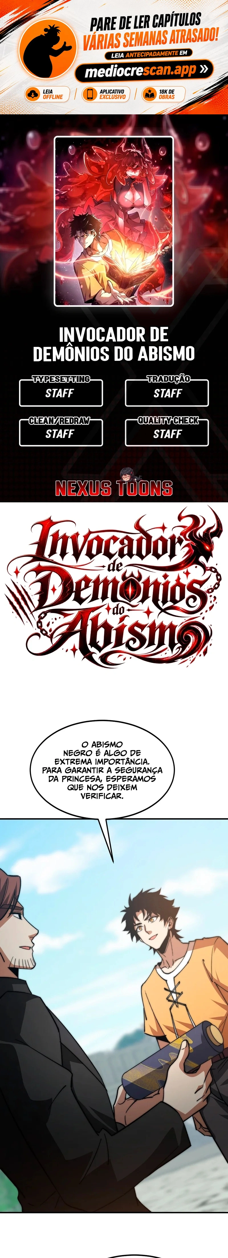 Invocando Demônios, eu sou o abismo Capítulo 82 Página 1