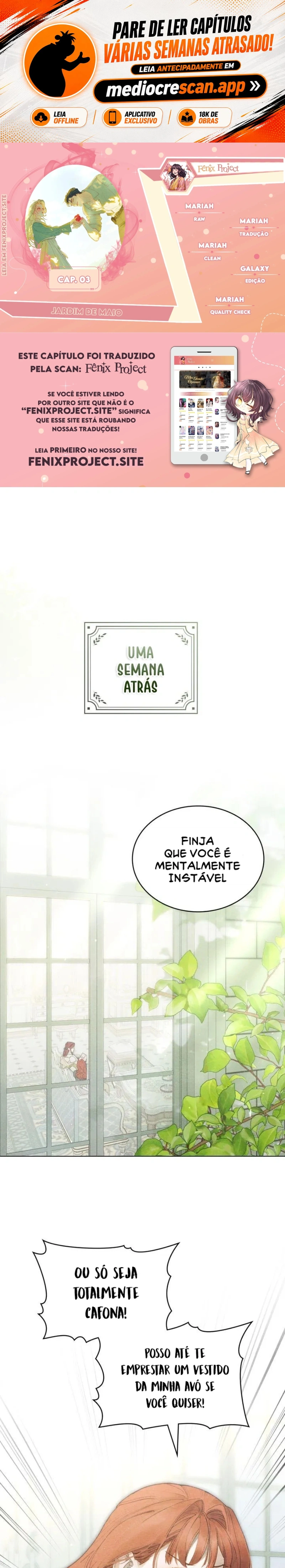 Jardim de Maio Capítulo 3 Página 1