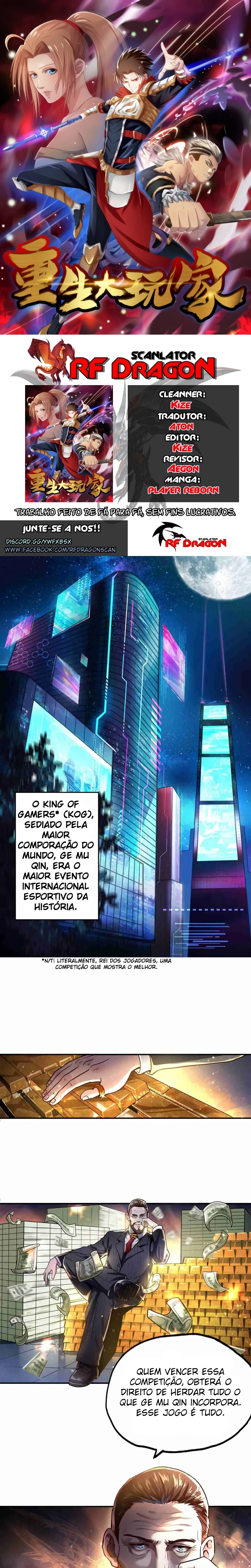 Jogador Renascido Capítulo 1 Página 1