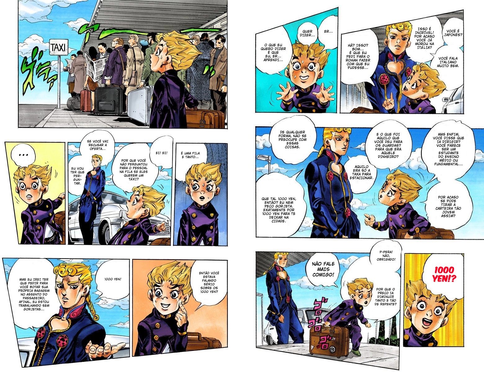 JoJo's Bizarre Adventure, Part 5: Golden Wind - Digital Colored Comics Capítulo 1 Página 10