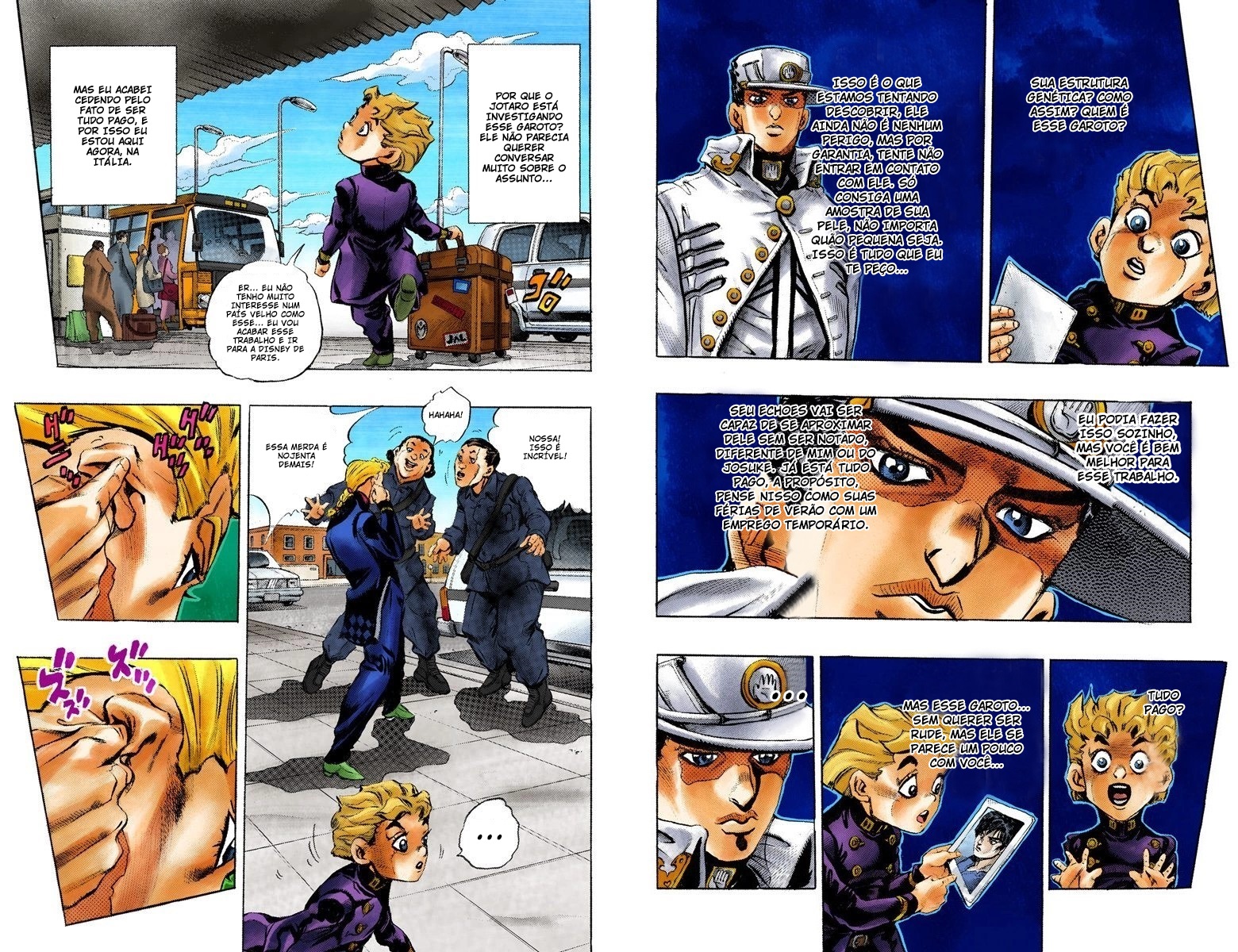 JoJo's Bizarre Adventure, Part 5: Golden Wind - Digital Colored Comics Capítulo 1 Página 8