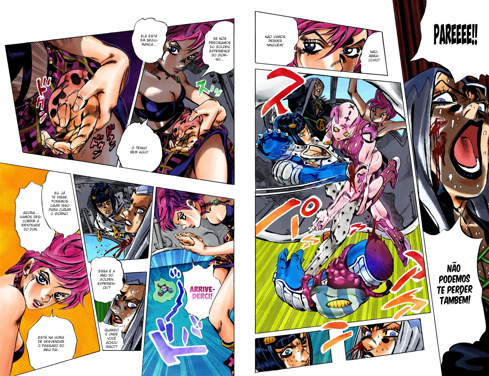 JoJo's Bizarre Adventure, Part 5: Golden Wind - Digital Colored Comics Capítulo 101 Página 4