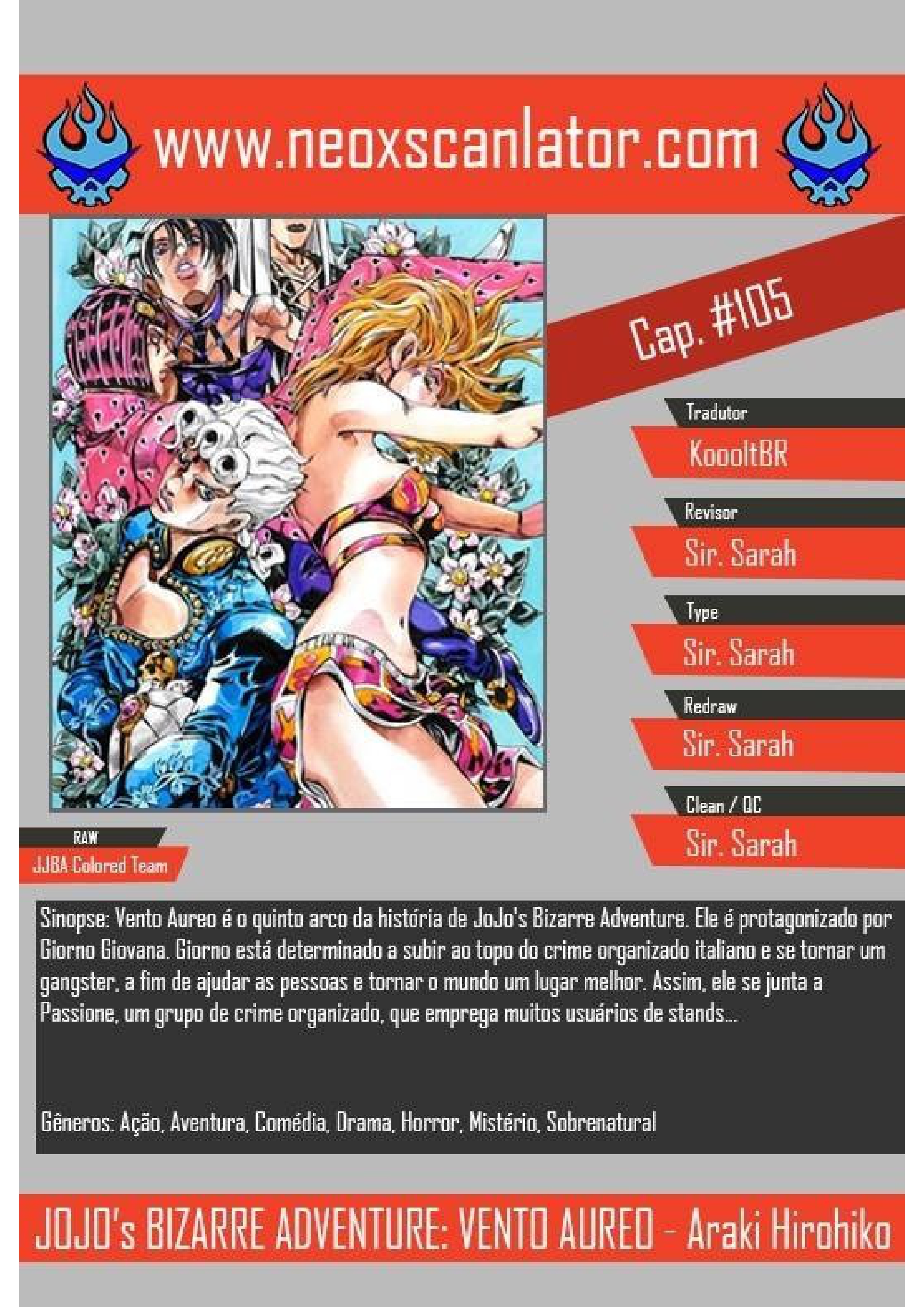 JoJo's Bizarre Adventure, Part 5: Golden Wind - Digital Colored Comics Capítulo 105 Página 11