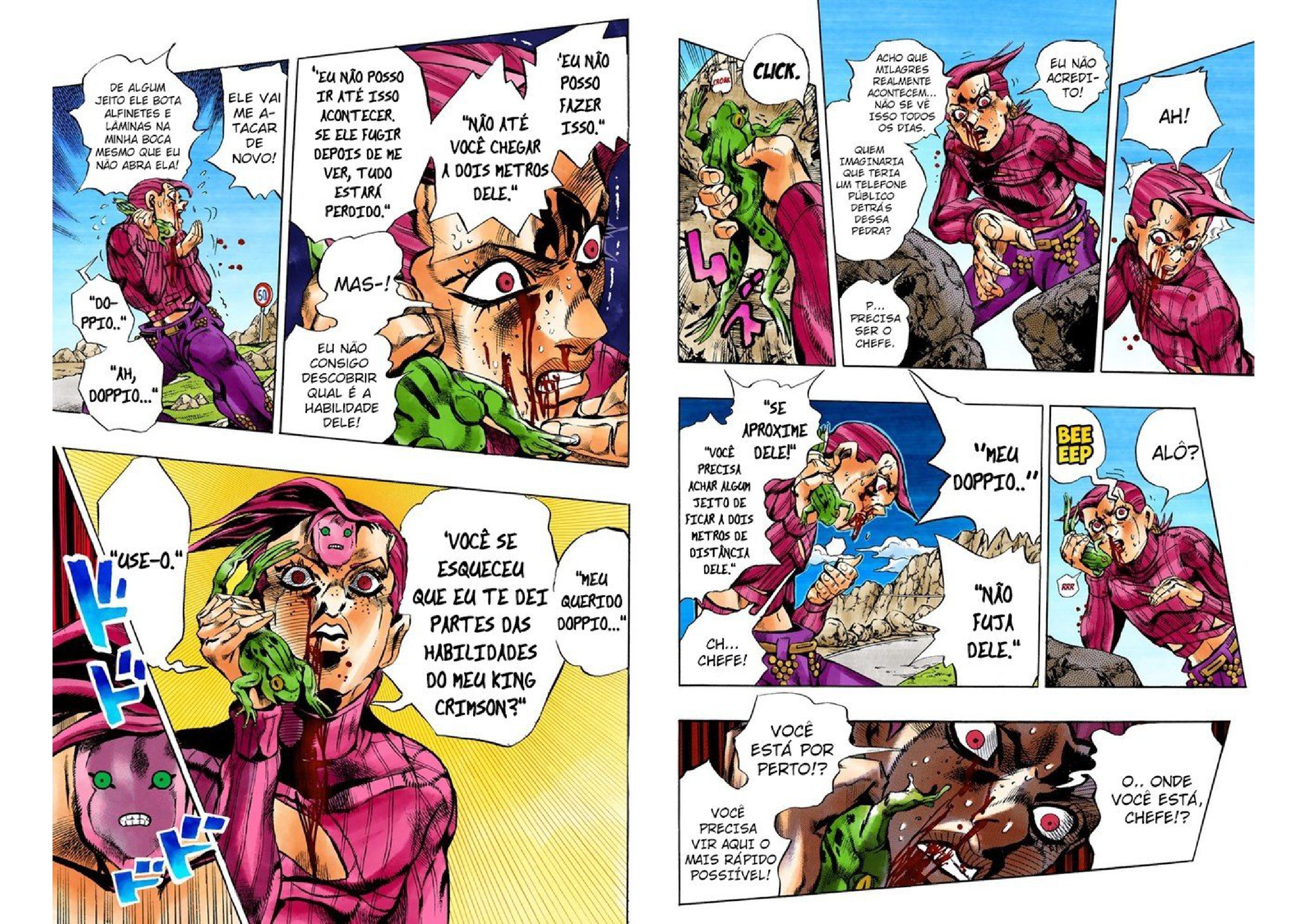 JoJo's Bizarre Adventure, Part 5: Golden Wind - Digital Colored Comics Capítulo 105 Página 6