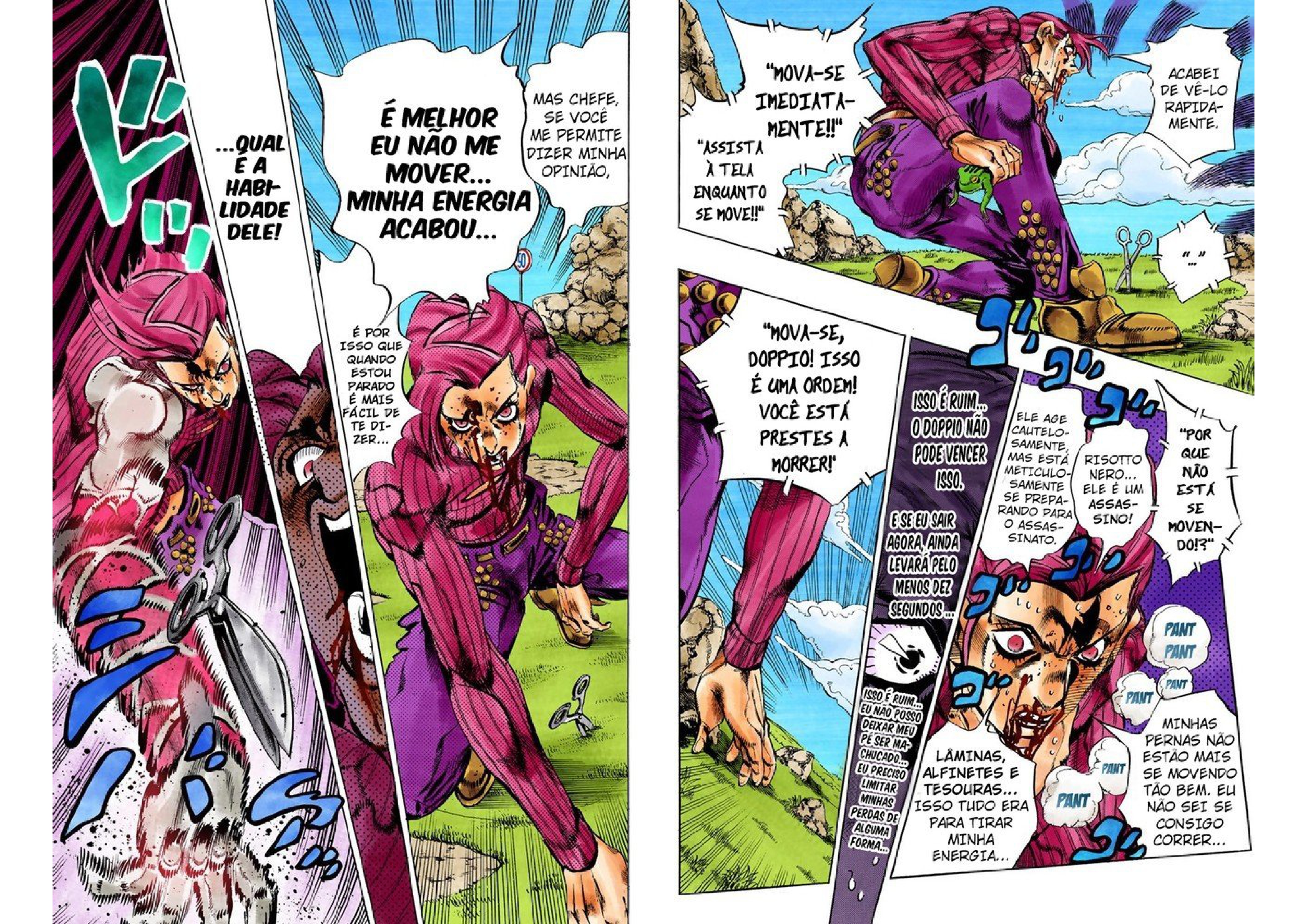 JoJo's Bizarre Adventure, Part 5: Golden Wind - Digital Colored Comics Capítulo 106 Página 9