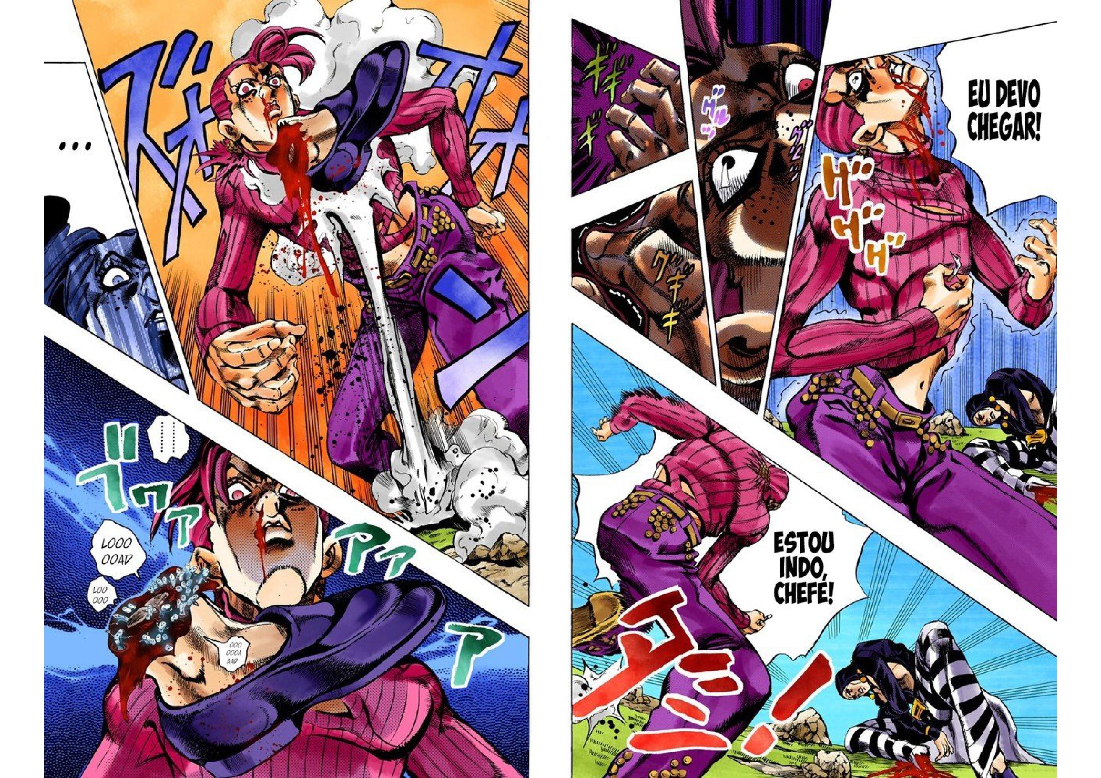 JoJo's Bizarre Adventure, Part 5: Golden Wind - Digital Colored Comics Capítulo 107 Página 3