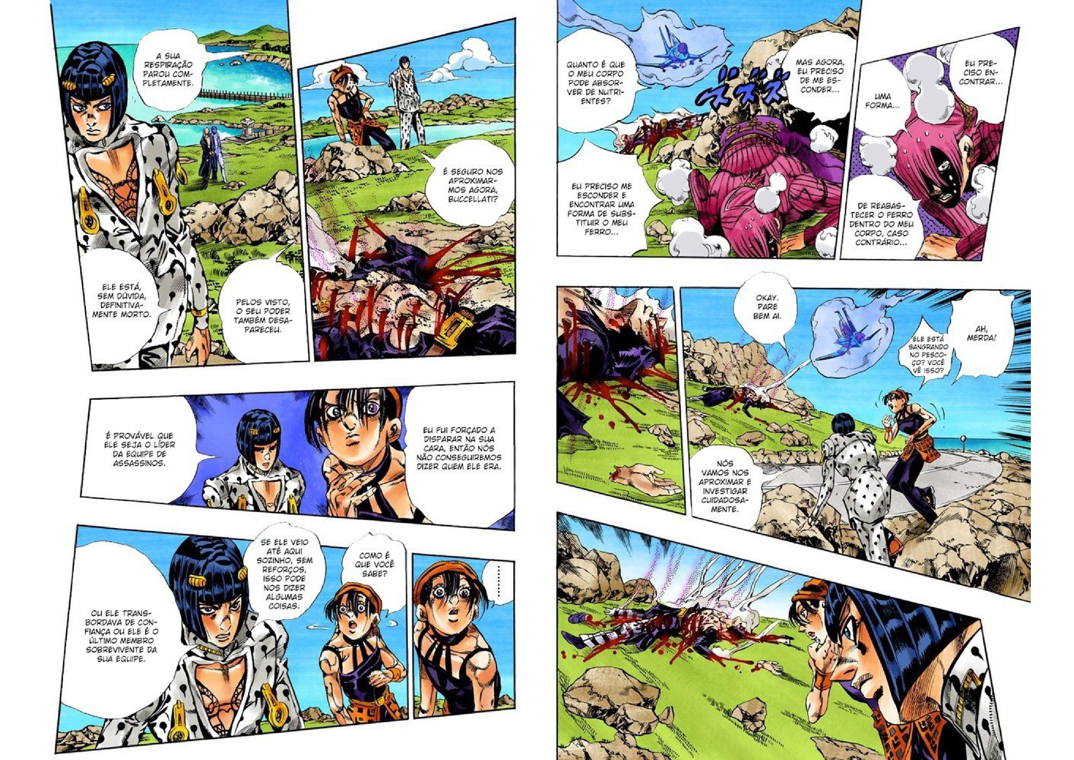 JoJo's Bizarre Adventure, Part 5: Golden Wind - Digital Colored Comics Capítulo 109 Página 9