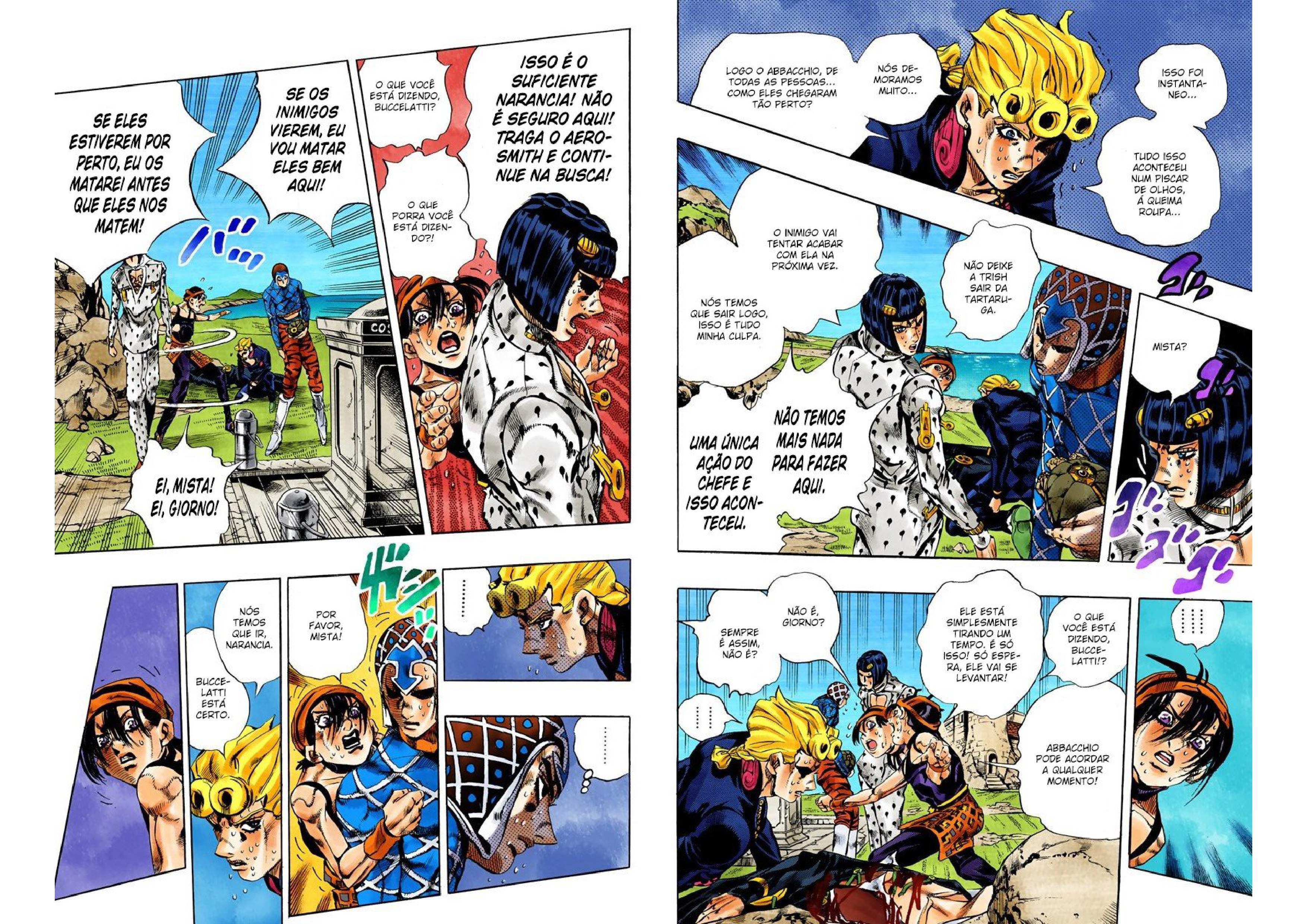 JoJo's Bizarre Adventure, Part 5: Golden Wind - Digital Colored Comics Capítulo 111 Página 6