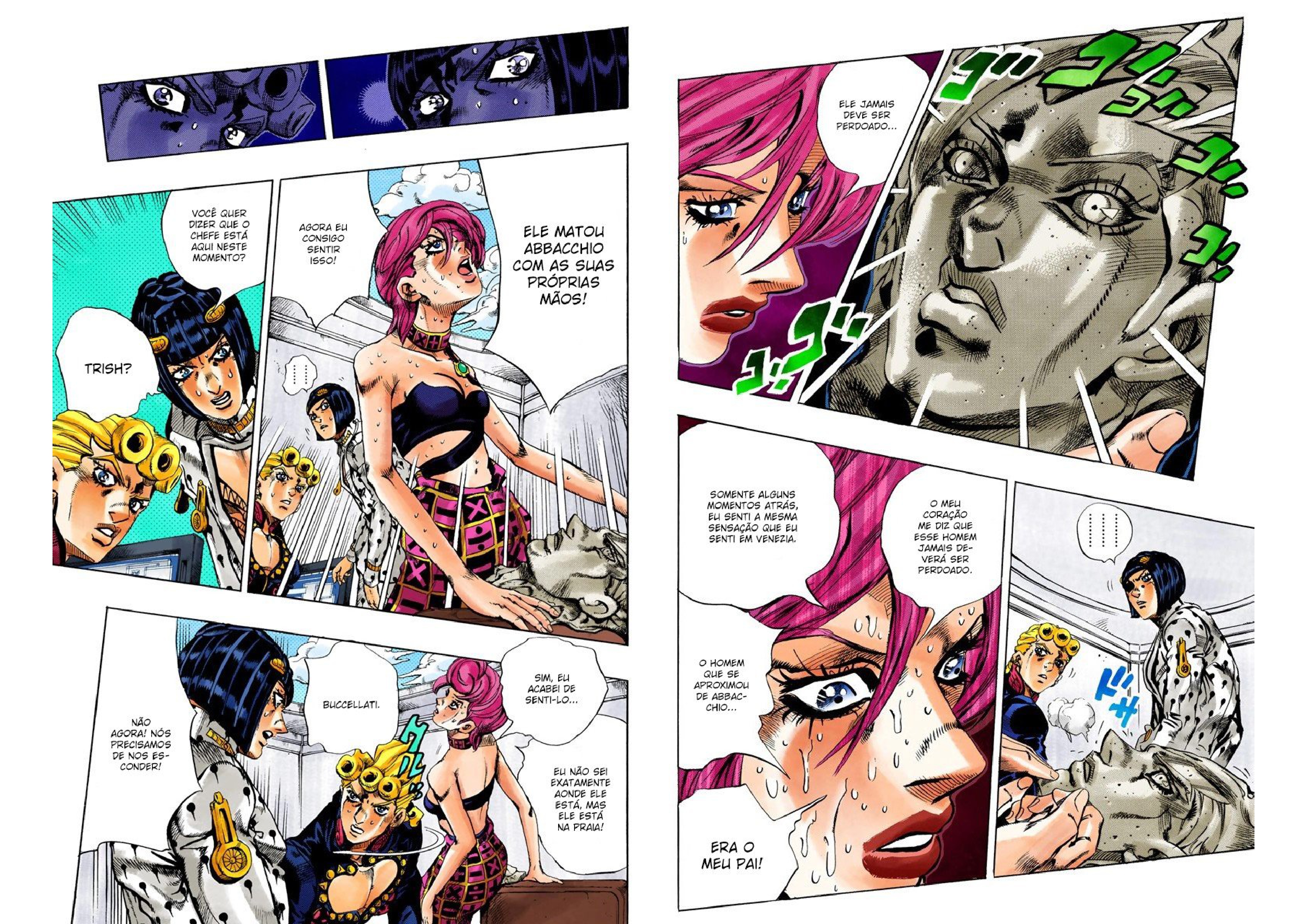JoJo's Bizarre Adventure, Part 5: Golden Wind - Digital Colored Comics Capítulo 112 Página 3