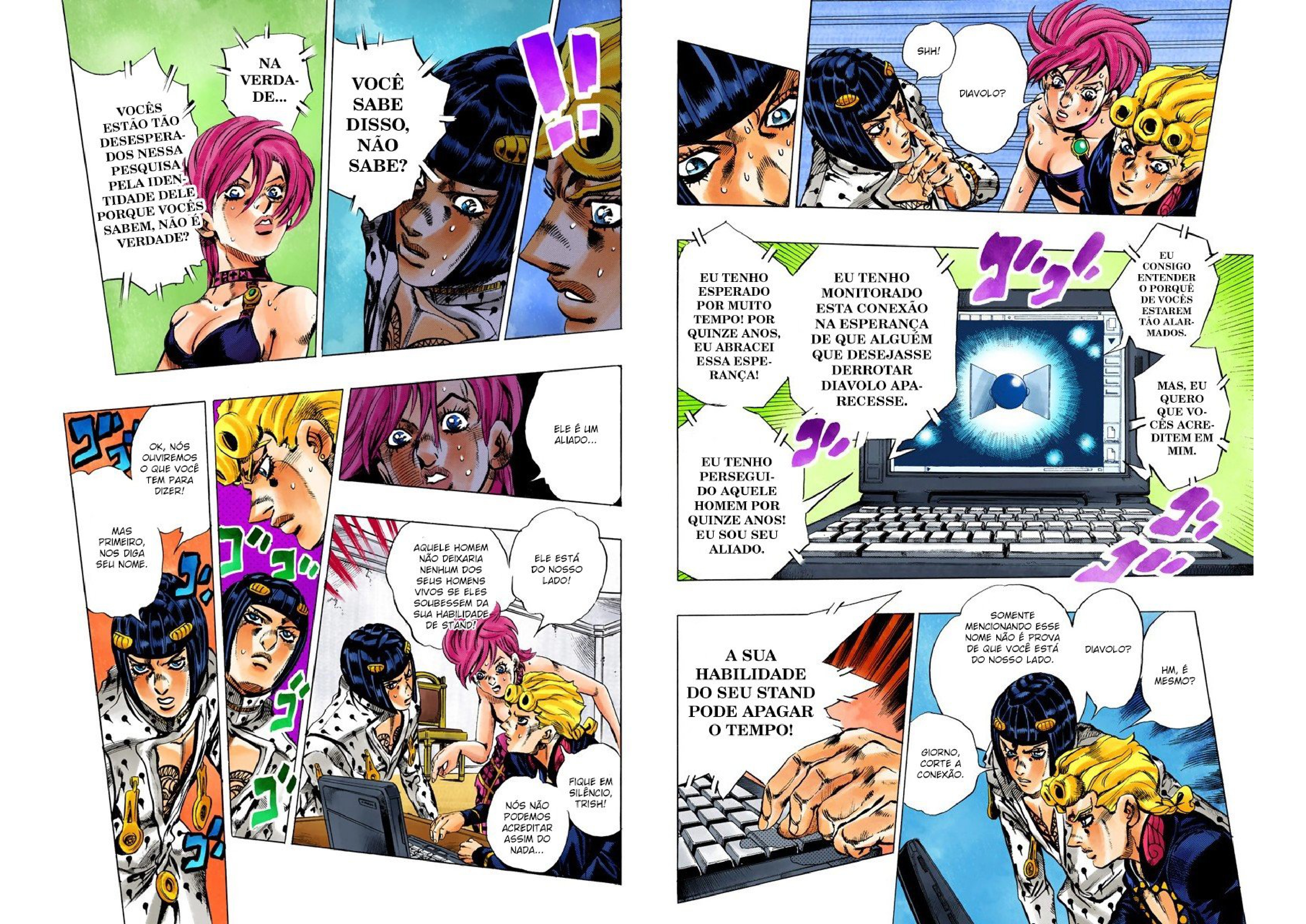 JoJo's Bizarre Adventure, Part 5: Golden Wind - Digital Colored Comics Capítulo 112 Página 6