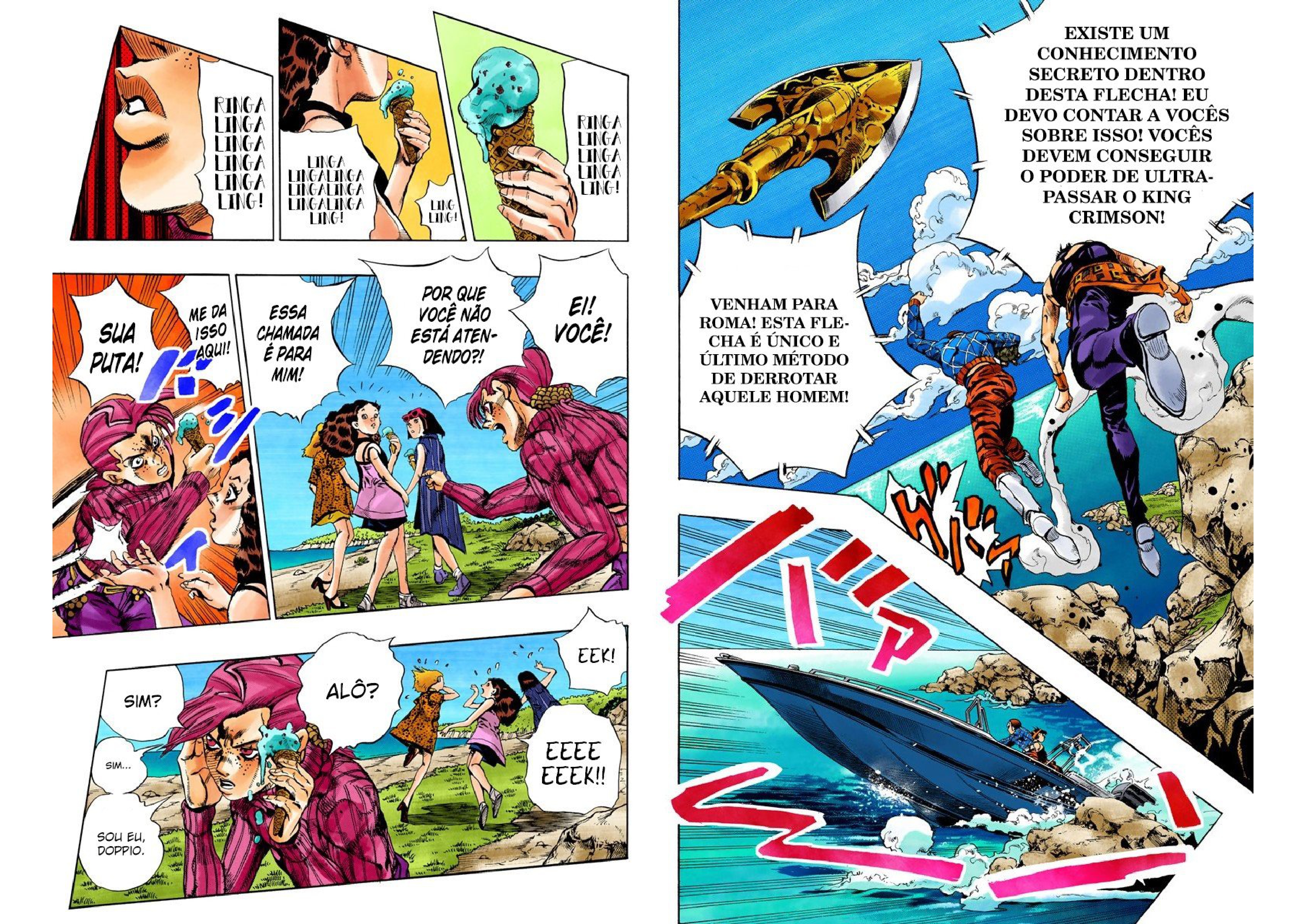 JoJo's Bizarre Adventure, Part 5: Golden Wind - Digital Colored Comics Capítulo 112 Página 9