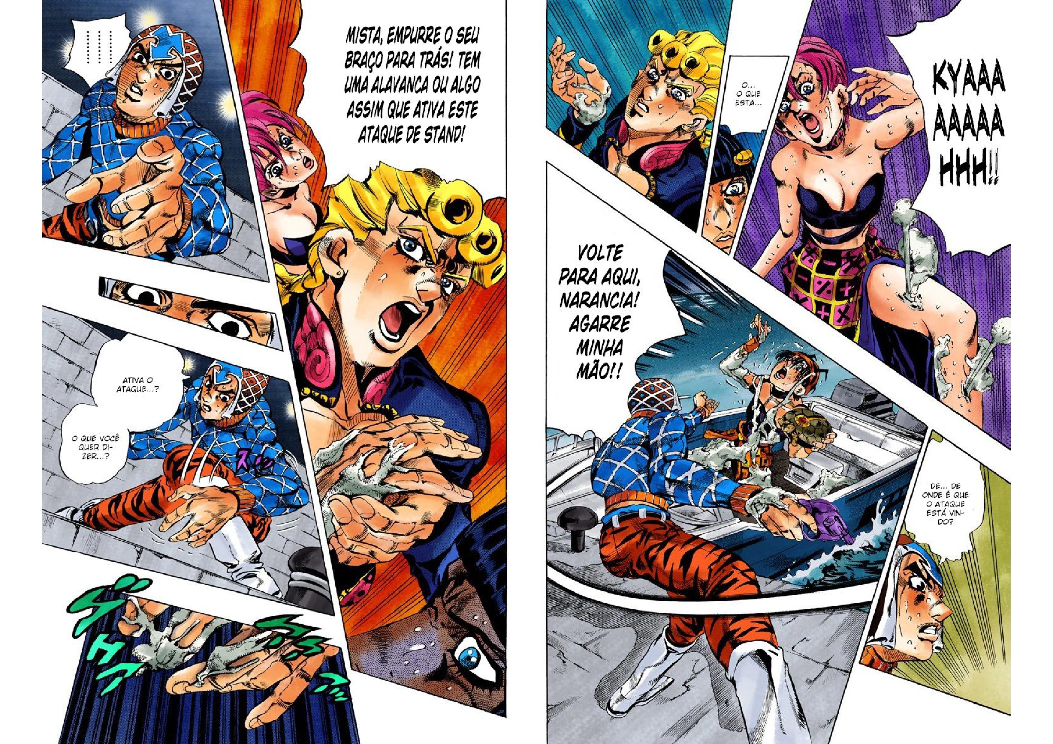 JoJo's Bizarre Adventure, Part 5: Golden Wind - Digital Colored Comics Capítulo 114 Página 9