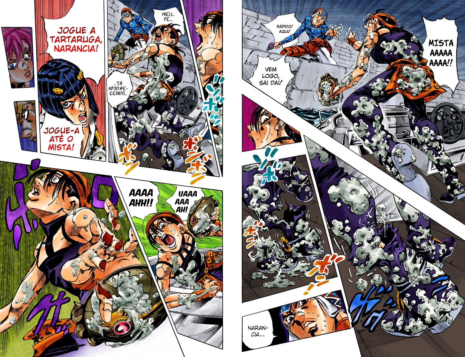 JoJo's Bizarre Adventure, Part 5: Golden Wind - Digital Colored Comics Capítulo 115 Página 4