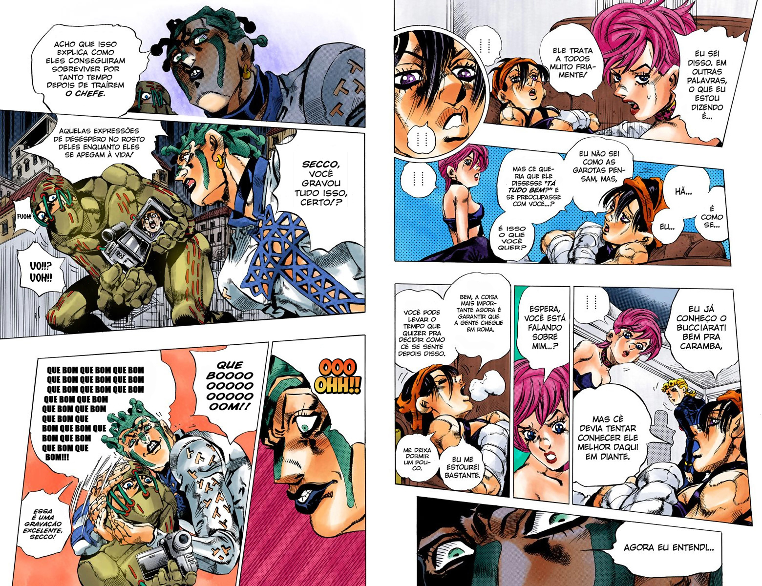 JoJo's Bizarre Adventure, Part 5: Golden Wind - Digital Colored Comics Capítulo 115 Página 9