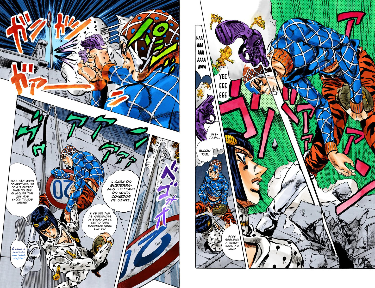 JoJo's Bizarre Adventure, Part 5: Golden Wind - Digital Colored Comics Capítulo 116 Página 10