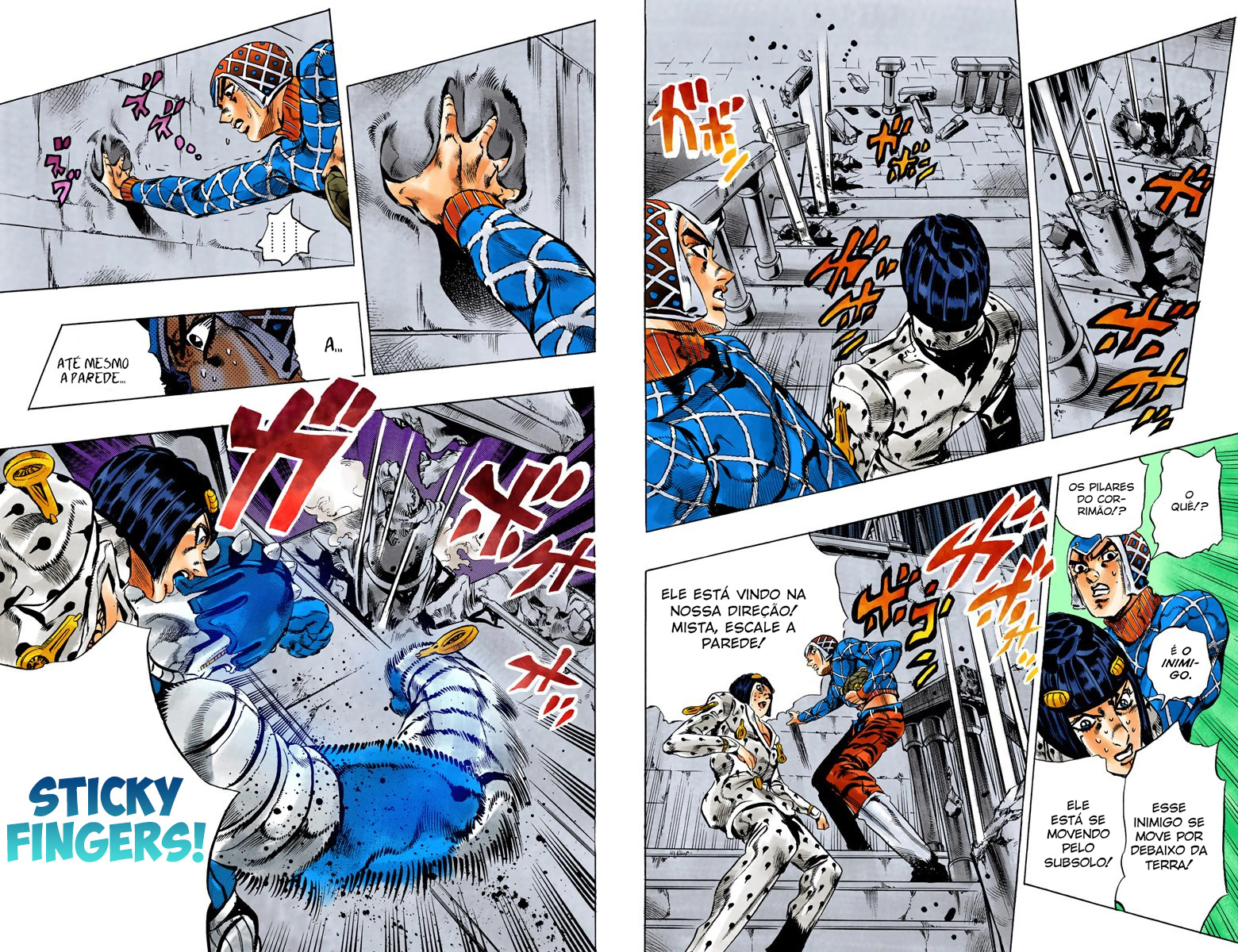 JoJo's Bizarre Adventure, Part 5: Golden Wind - Digital Colored Comics Capítulo 116 Página 8