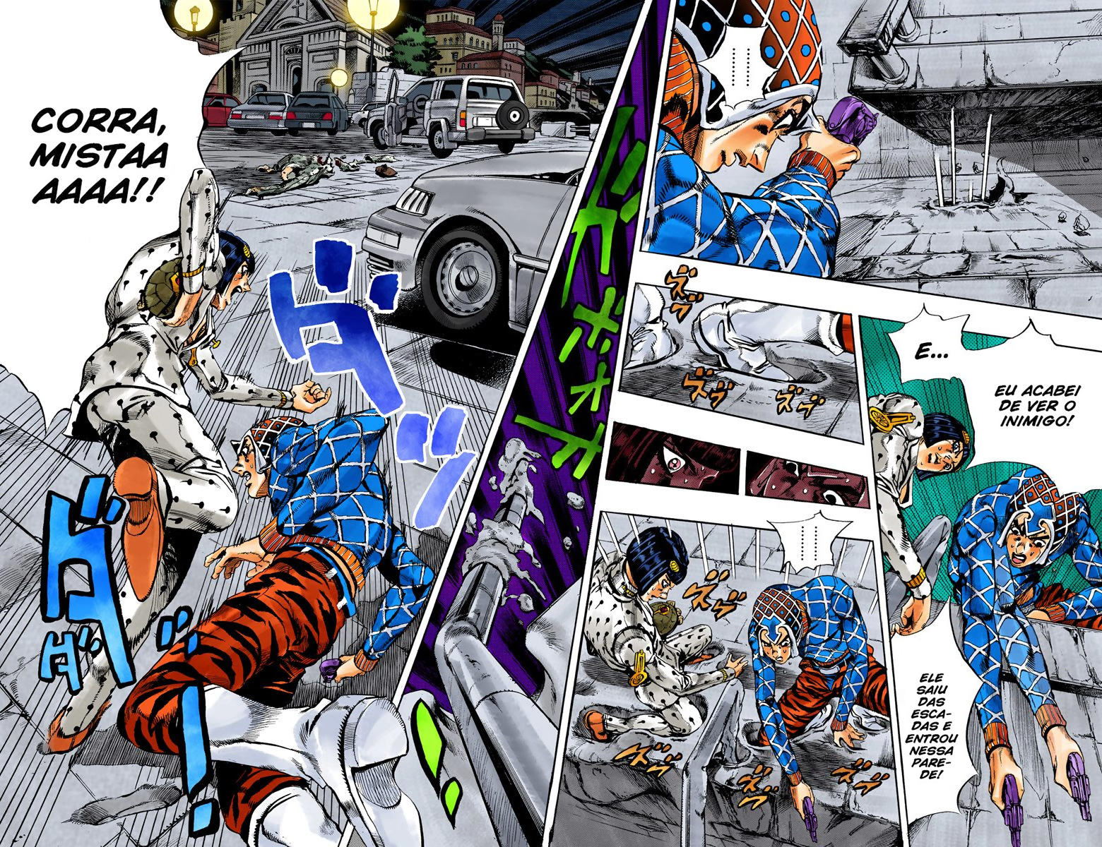 JoJo's Bizarre Adventure, Part 5: Golden Wind - Digital Colored Comics Capítulo 117 Página 3