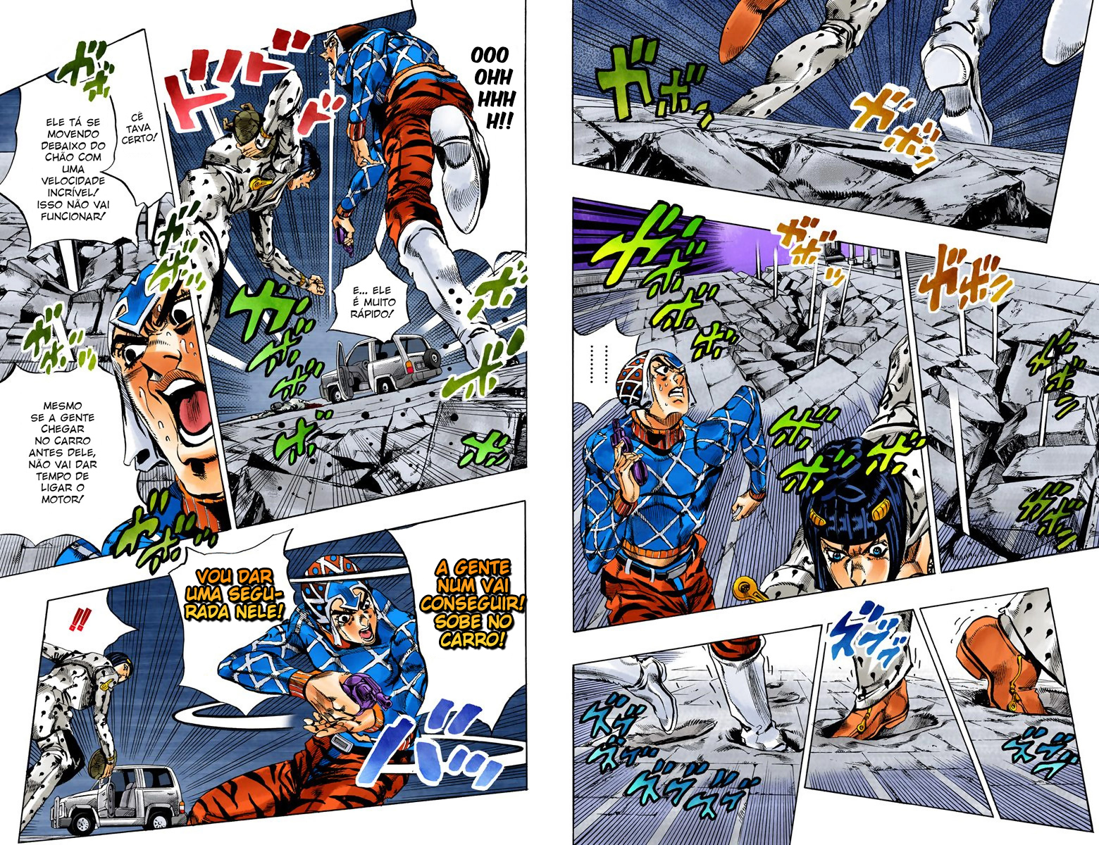 JoJo's Bizarre Adventure, Part 5: Golden Wind - Digital Colored Comics Capítulo 117 Página 4