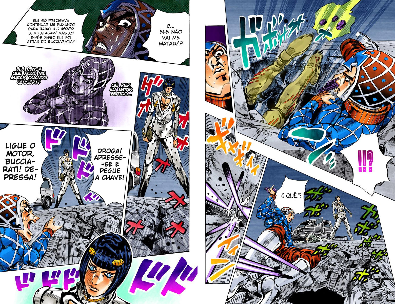 JoJo's Bizarre Adventure, Part 5: Golden Wind - Digital Colored Comics Capítulo 117 Página 8