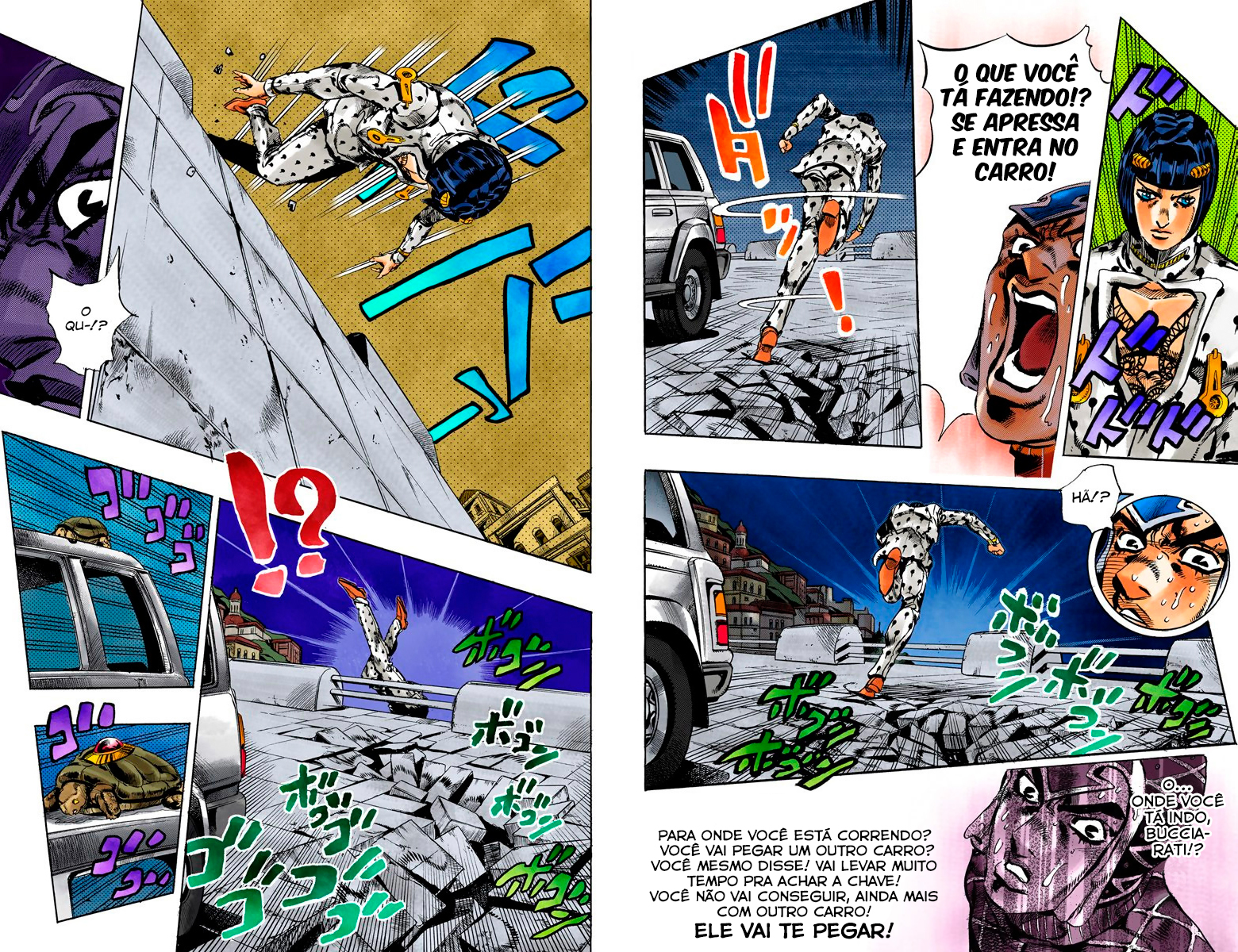 JoJo's Bizarre Adventure, Part 5: Golden Wind - Digital Colored Comics Capítulo 117 Página 9