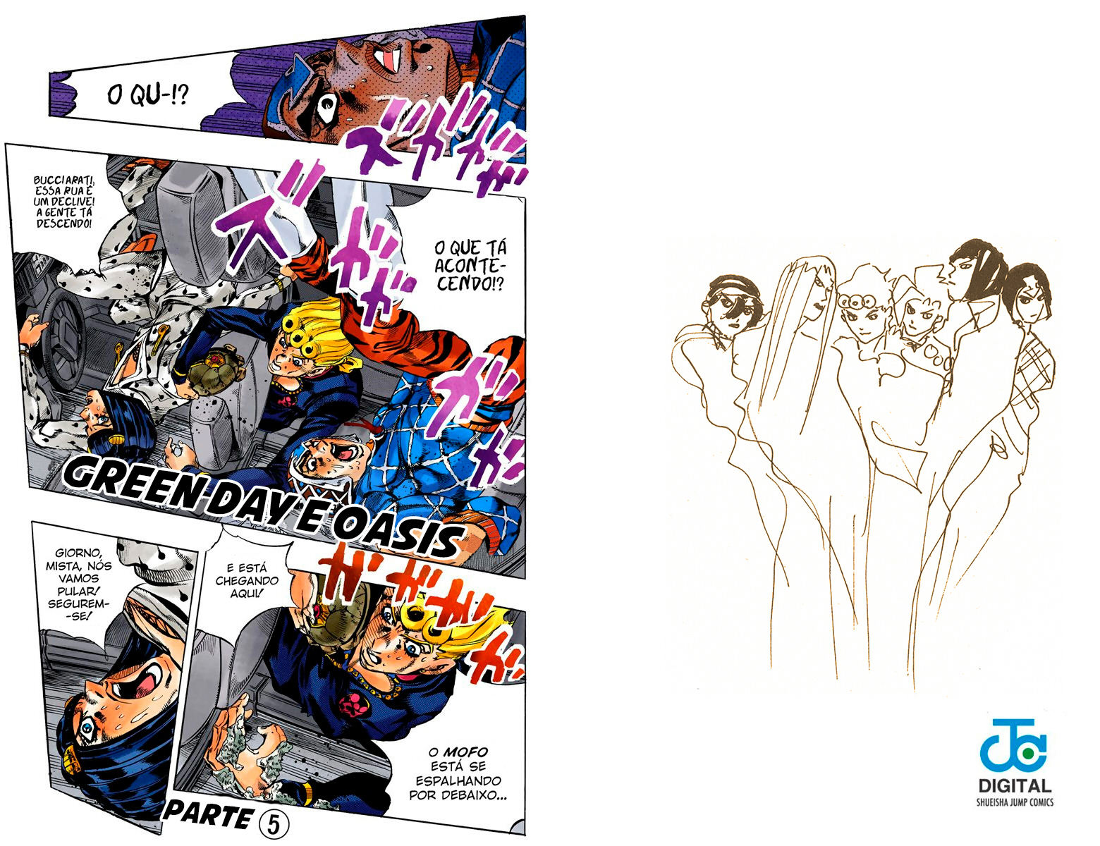 JoJo's Bizarre Adventure, Part 5: Golden Wind - Digital Colored Comics Capítulo 119 Página 1
