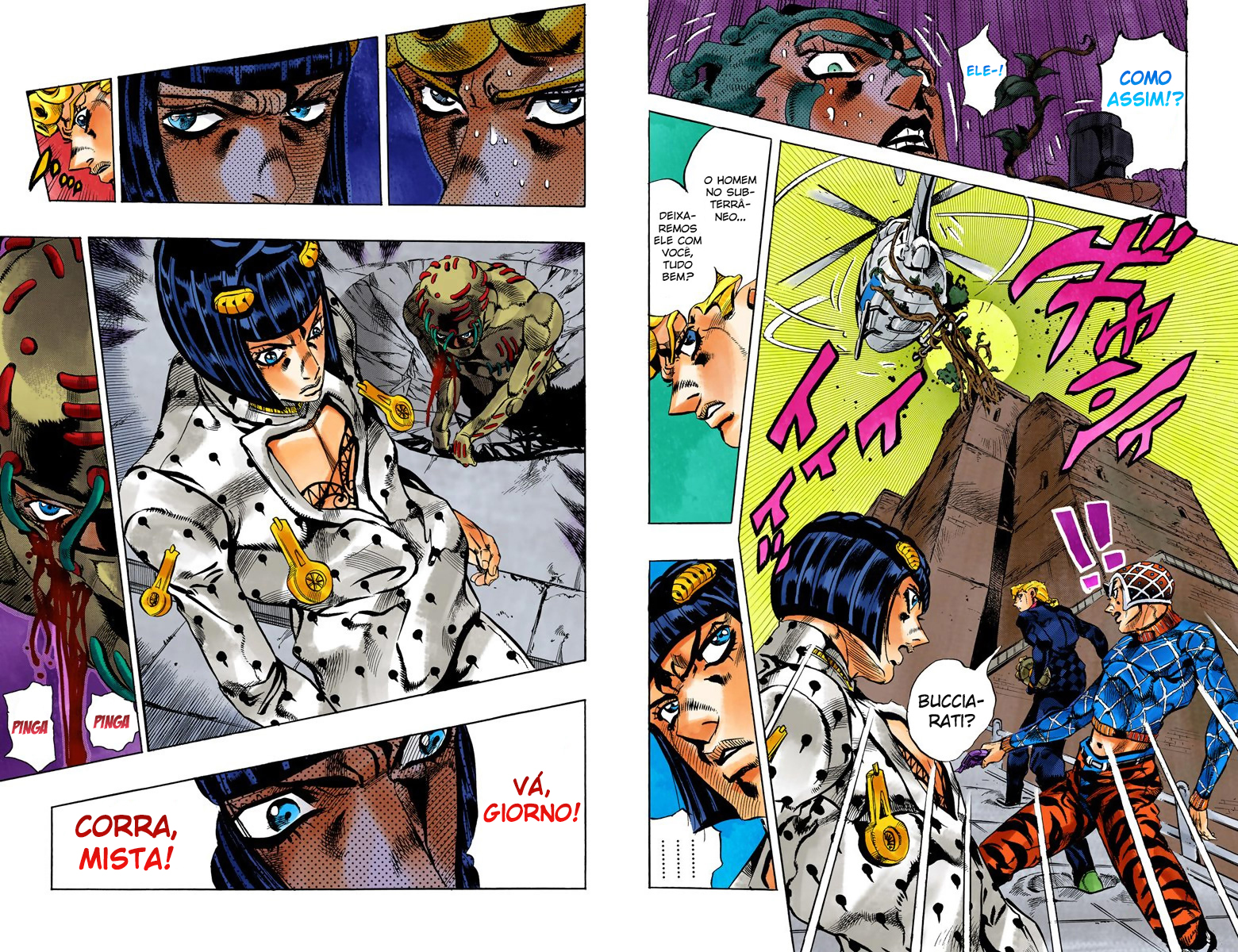 JoJo's Bizarre Adventure, Part 5: Golden Wind - Digital Colored Comics Capítulo 119 Página 11
