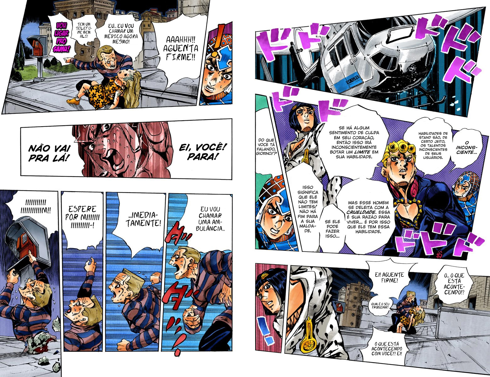 JoJo's Bizarre Adventure, Part 5: Golden Wind - Digital Colored Comics Capítulo 119 Página 4