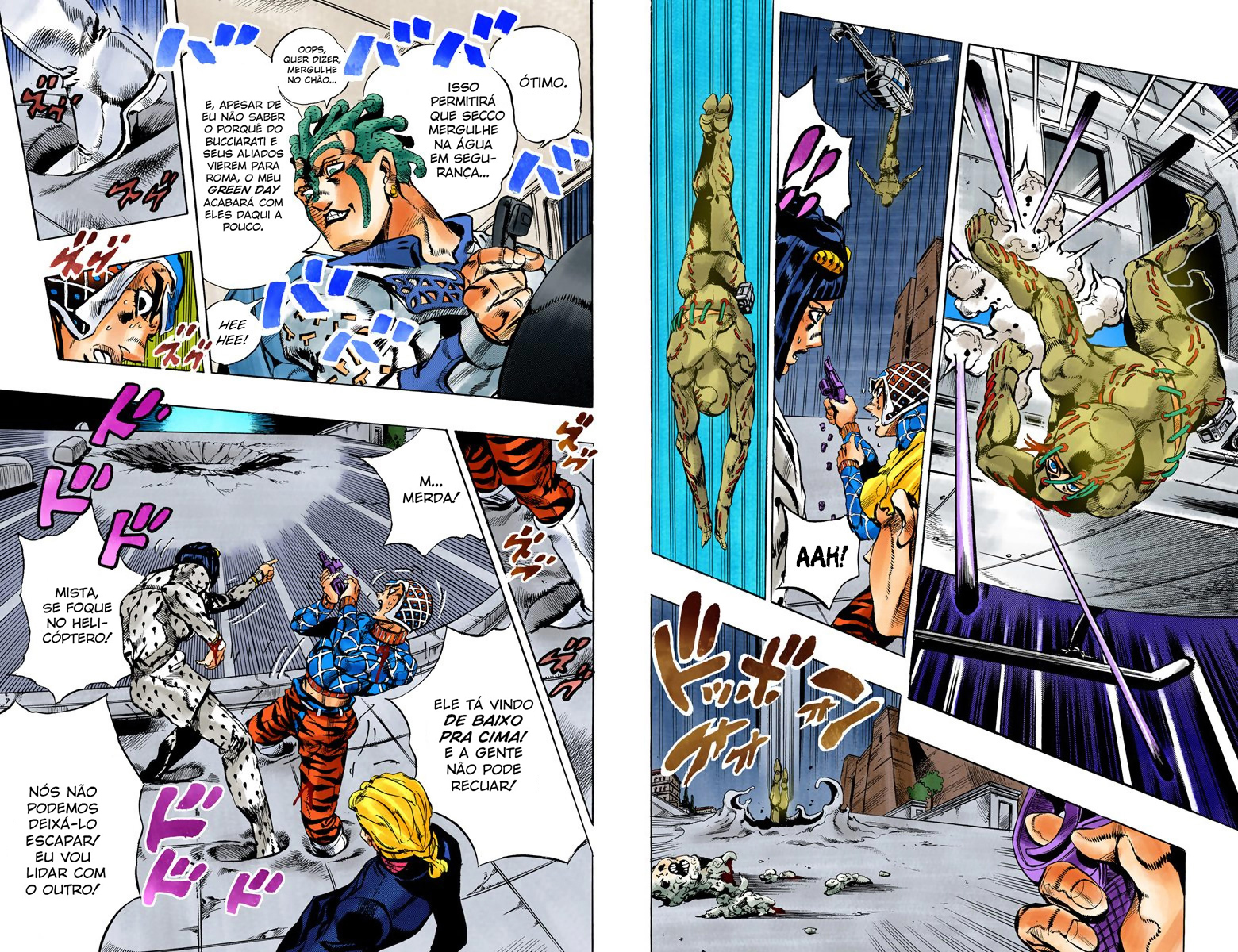 JoJo's Bizarre Adventure, Part 5: Golden Wind - Digital Colored Comics Capítulo 119 Página 8