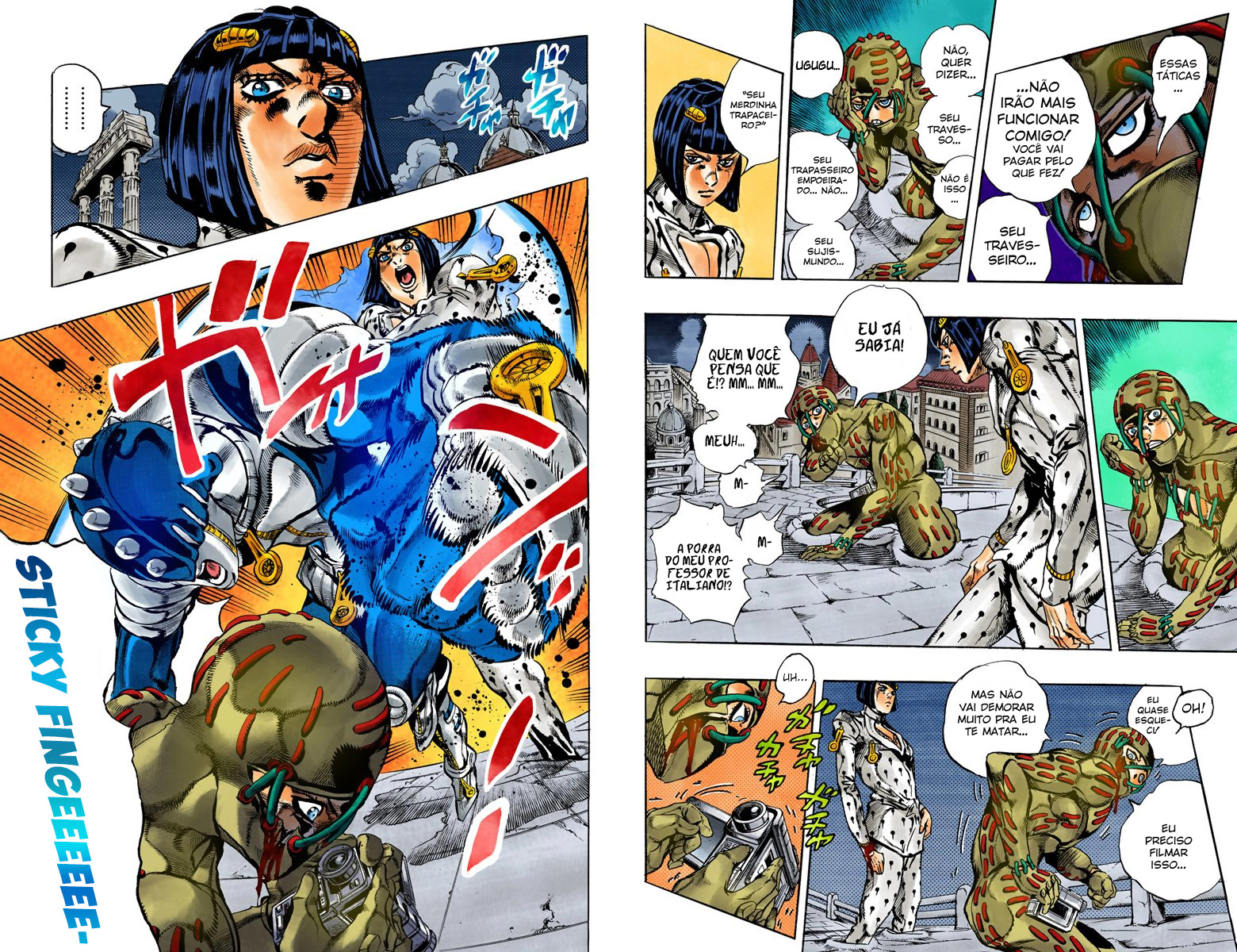 JoJo's Bizarre Adventure, Part 5: Golden Wind - Digital Colored Comics Capítulo 120 Página 3