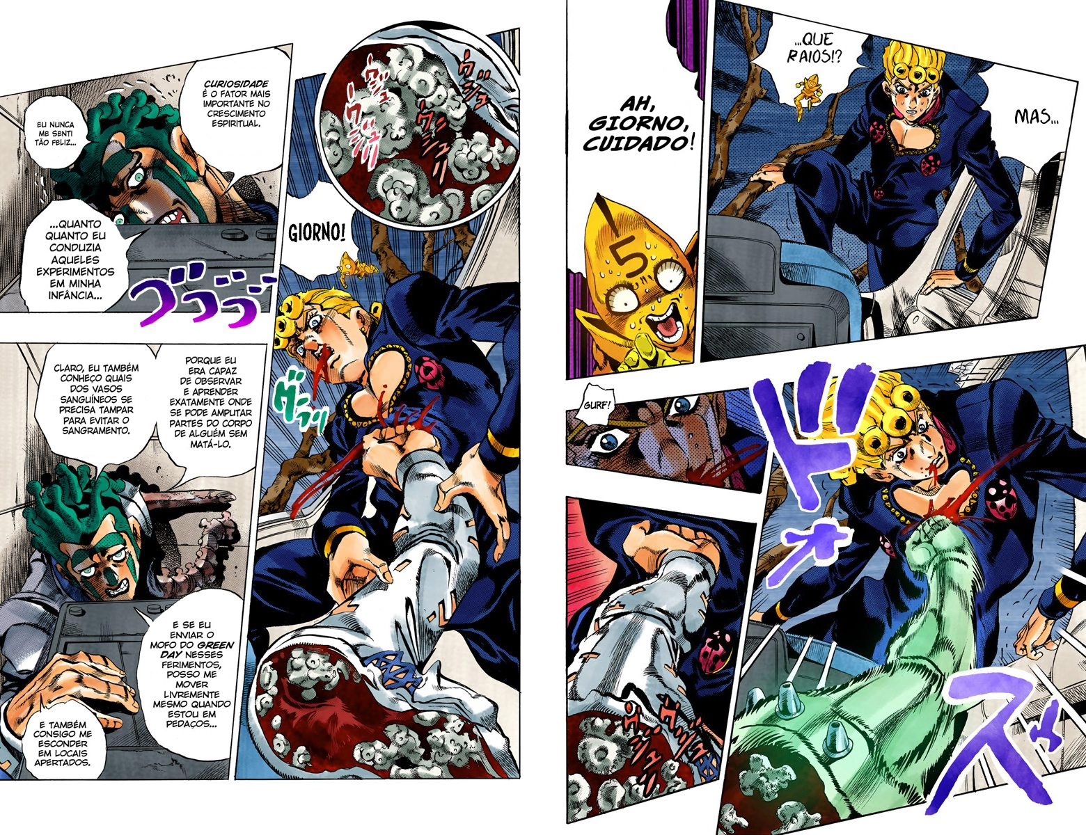 JoJo's Bizarre Adventure, Part 5: Golden Wind - Digital Colored Comics Capítulo 121 Página 10