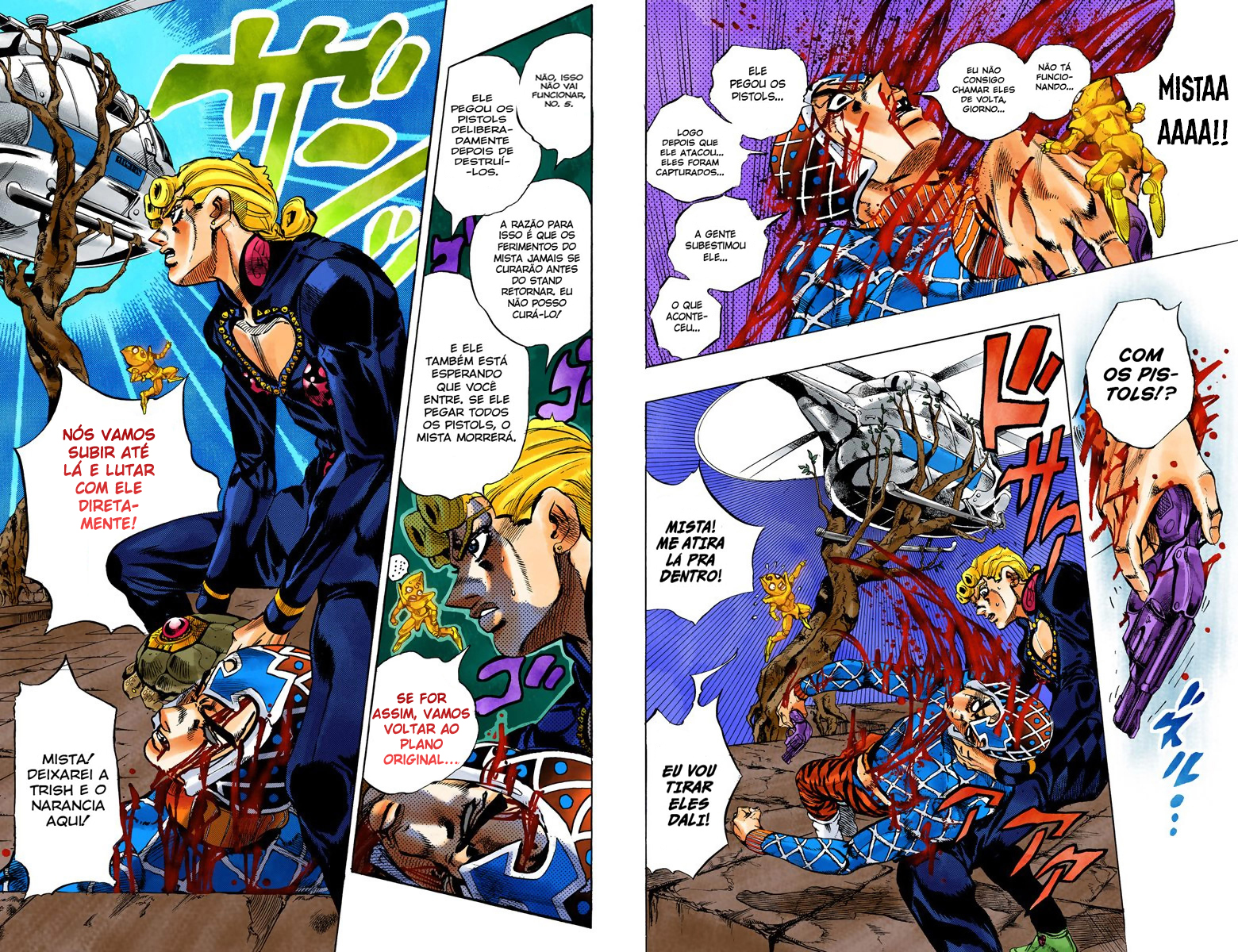 JoJo's Bizarre Adventure, Part 5: Golden Wind - Digital Colored Comics Capítulo 121 Página 3
