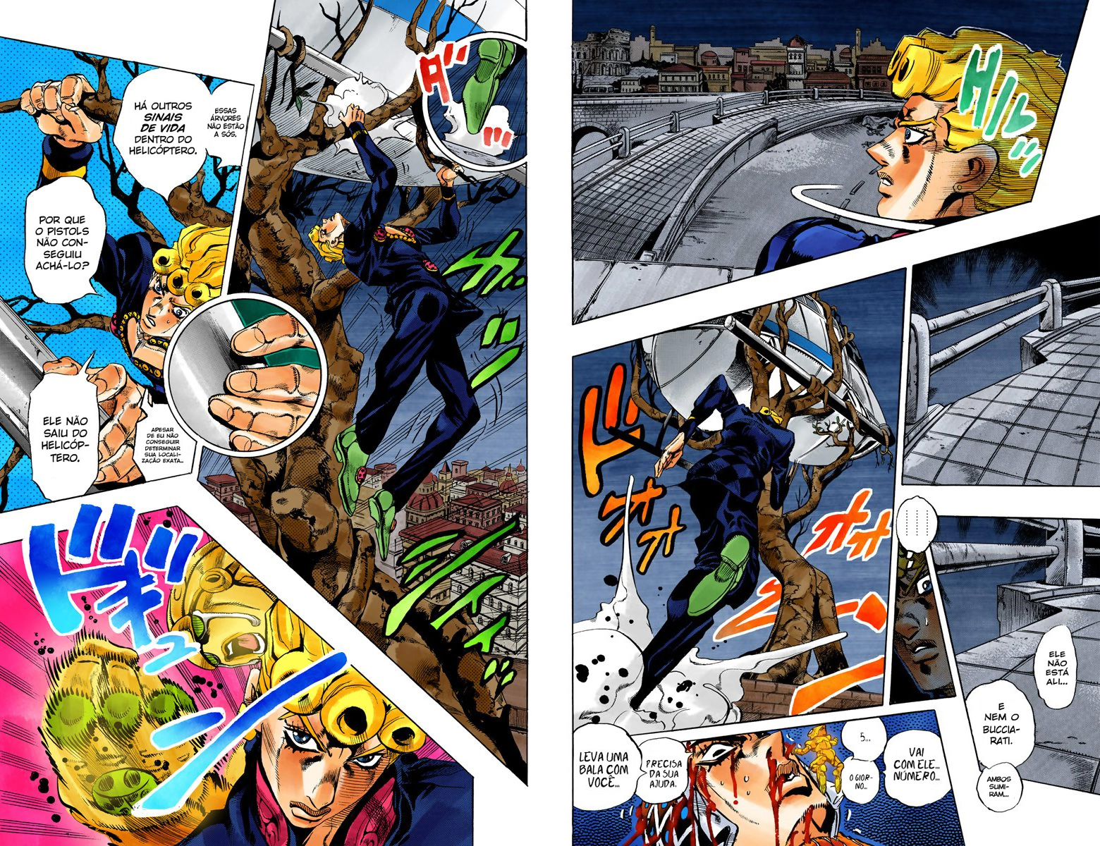 JoJo's Bizarre Adventure, Part 5: Golden Wind - Digital Colored Comics Capítulo 121 Página 4