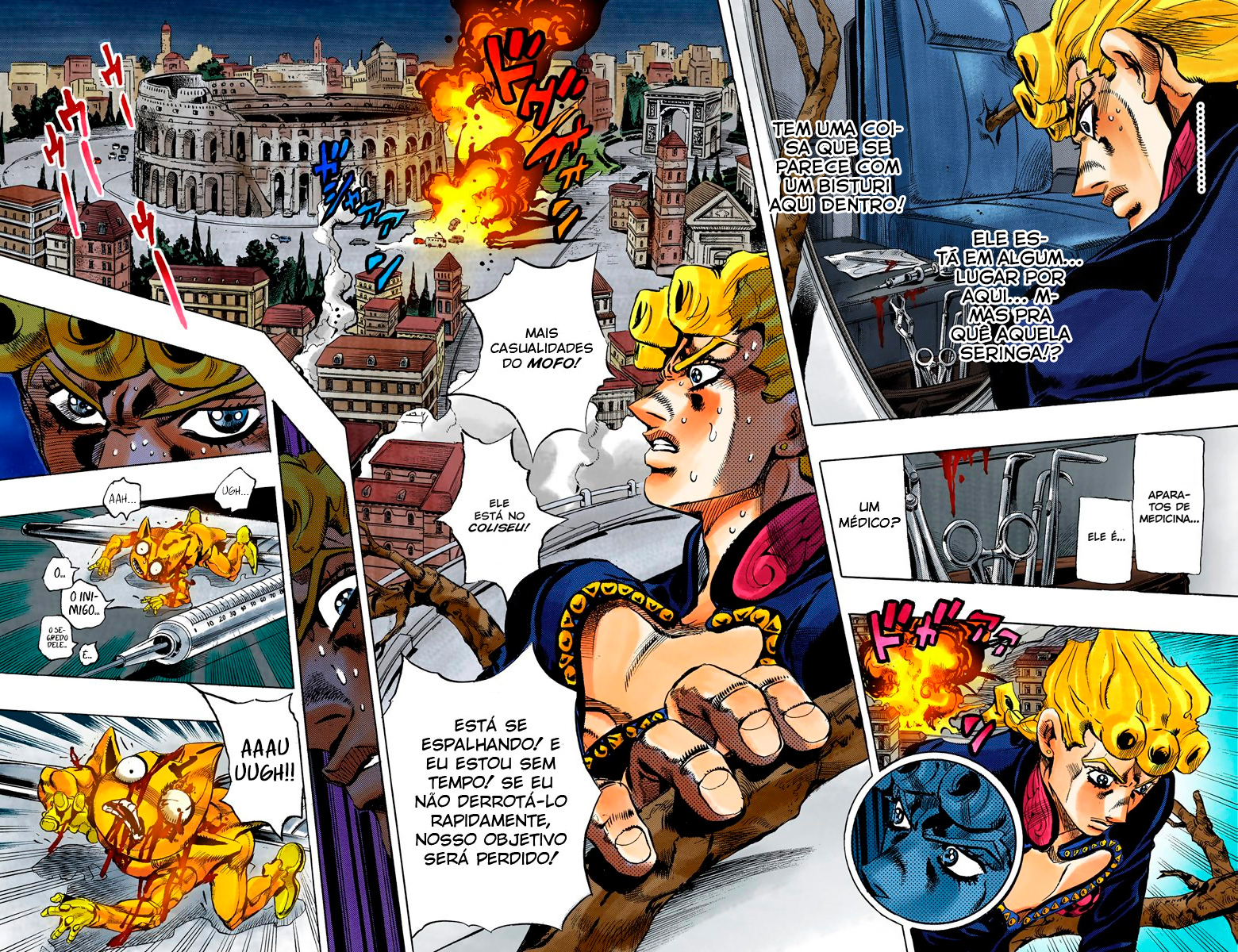 JoJo's Bizarre Adventure, Part 5: Golden Wind - Digital Colored Comics Capítulo 121 Página 7