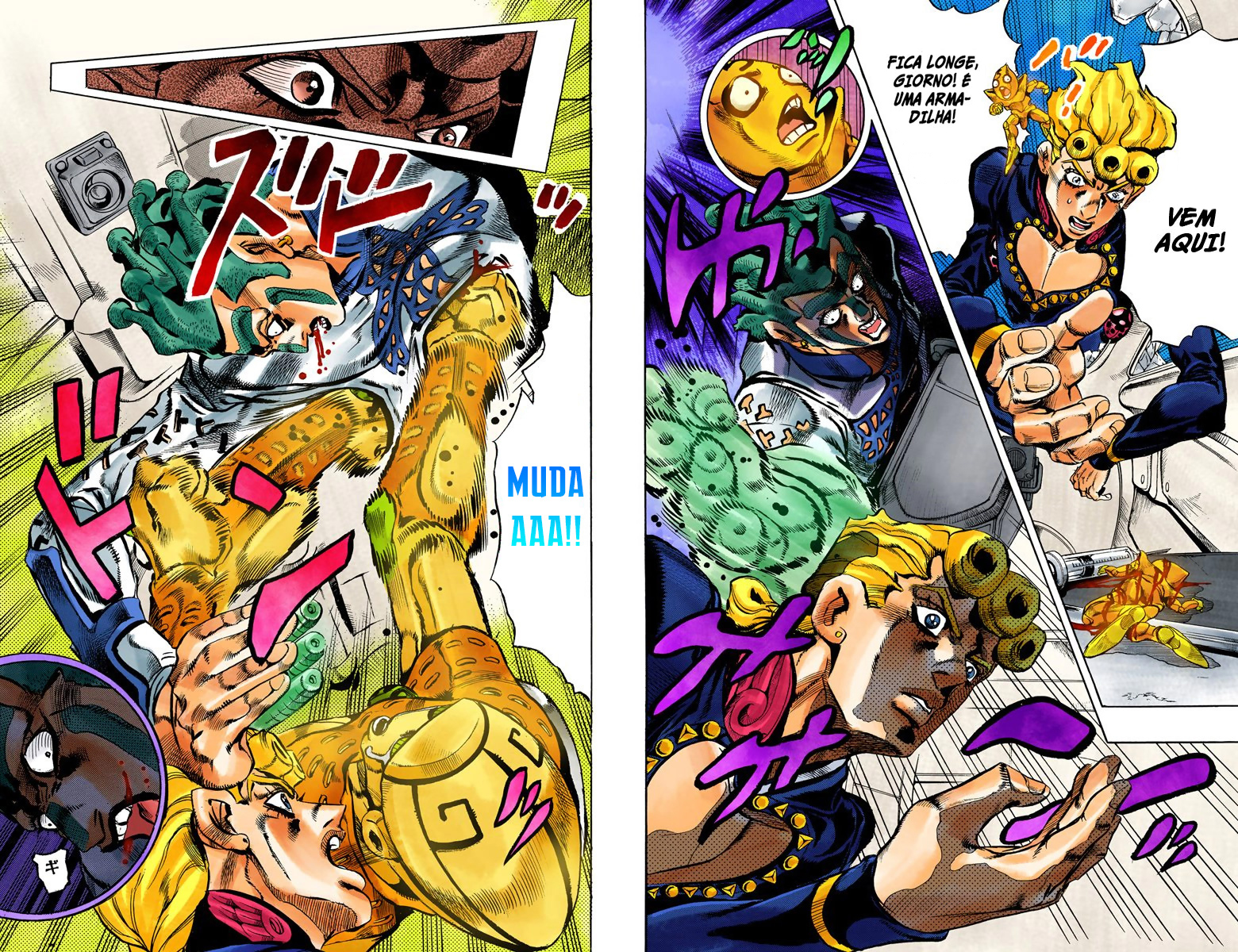 JoJo's Bizarre Adventure, Part 5: Golden Wind - Digital Colored Comics Capítulo 121 Página 8