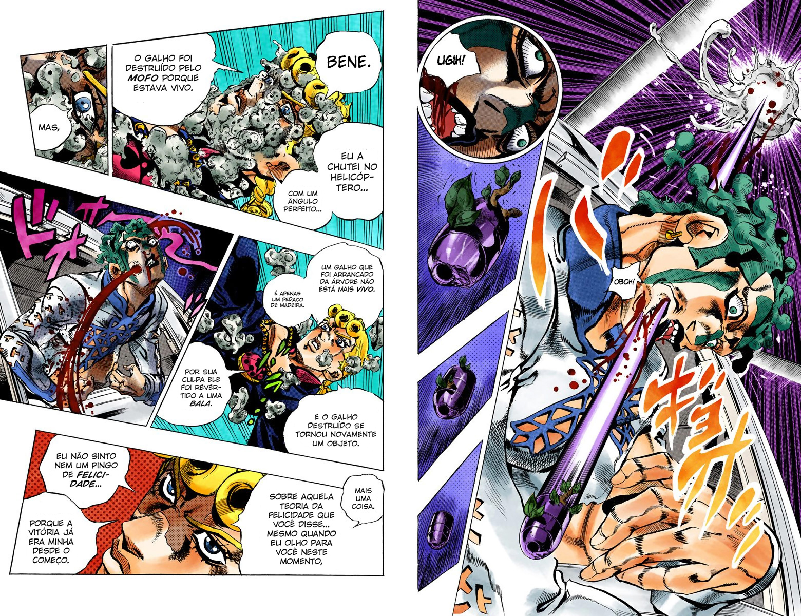 JoJo's Bizarre Adventure, Part 5: Golden Wind - Digital Colored Comics Capítulo 122 Página 10