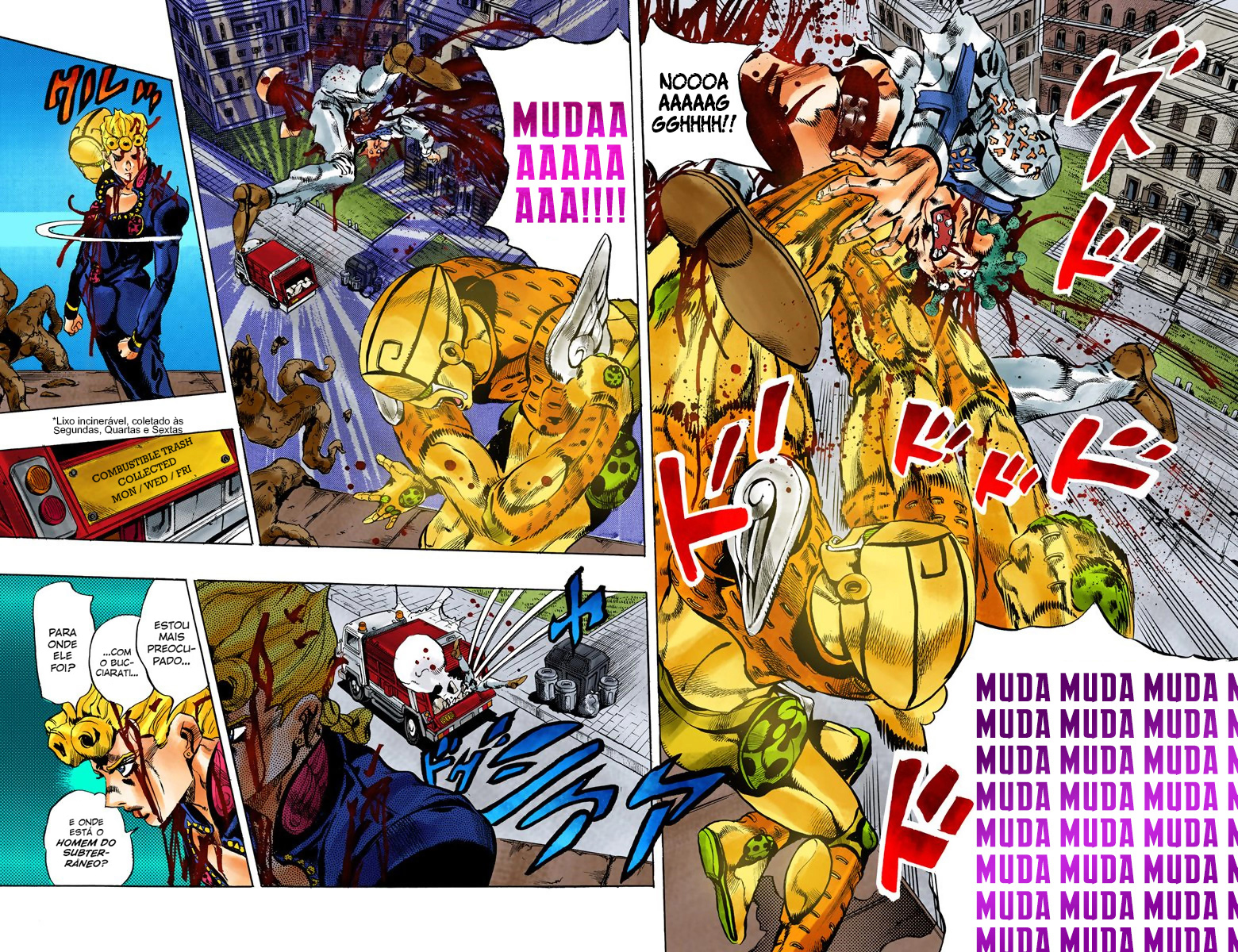 JoJo's Bizarre Adventure, Part 5: Golden Wind - Digital Colored Comics Capítulo 123 Página 10
