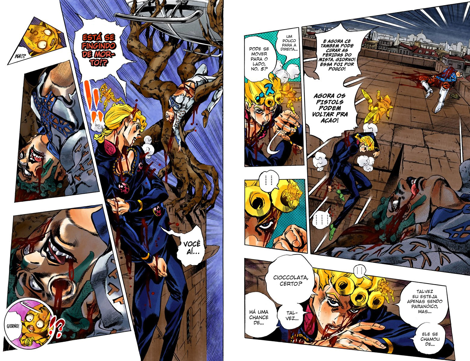 JoJo's Bizarre Adventure, Part 5: Golden Wind - Digital Colored Comics Capítulo 123 Página 2