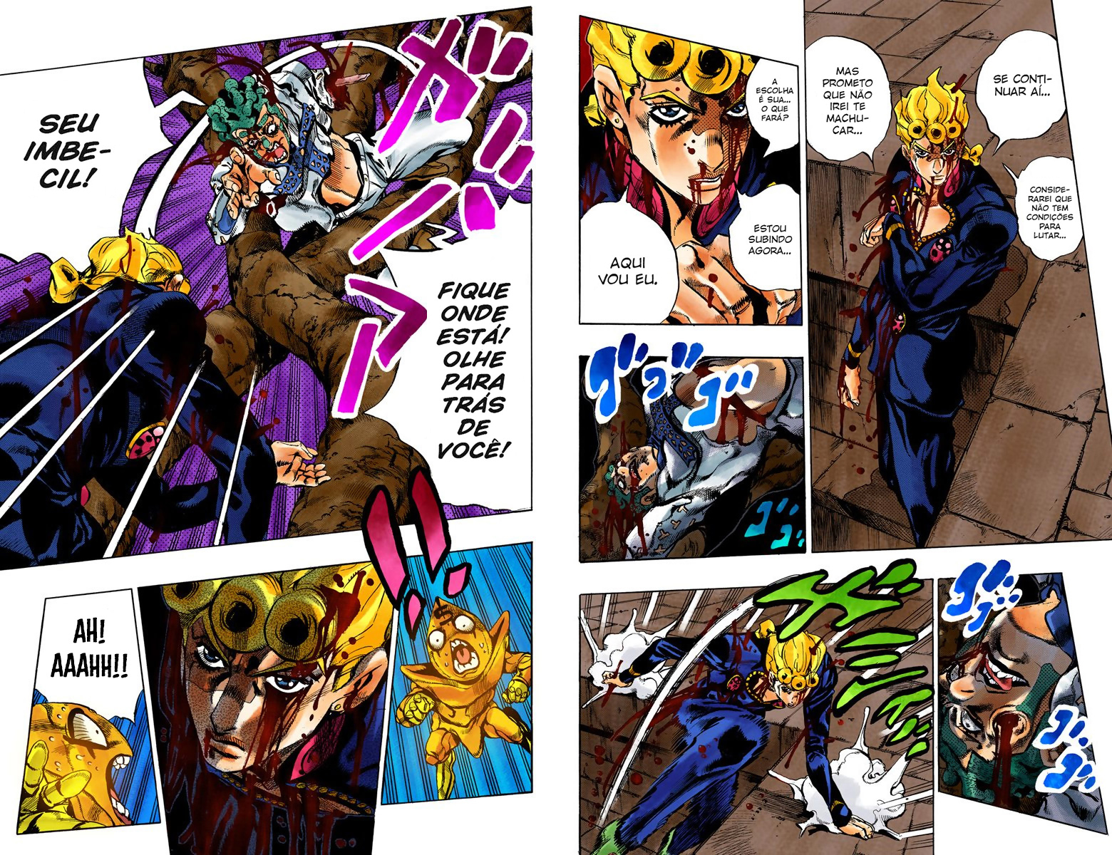 JoJo's Bizarre Adventure, Part 5: Golden Wind - Digital Colored Comics Capítulo 123 Página 4