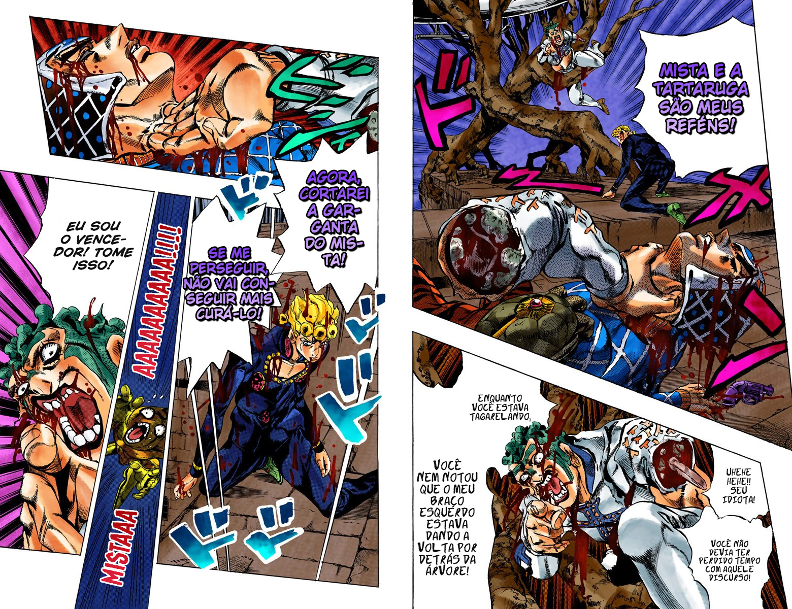 JoJo's Bizarre Adventure, Part 5: Golden Wind - Digital Colored Comics Capítulo 123 Página 5
