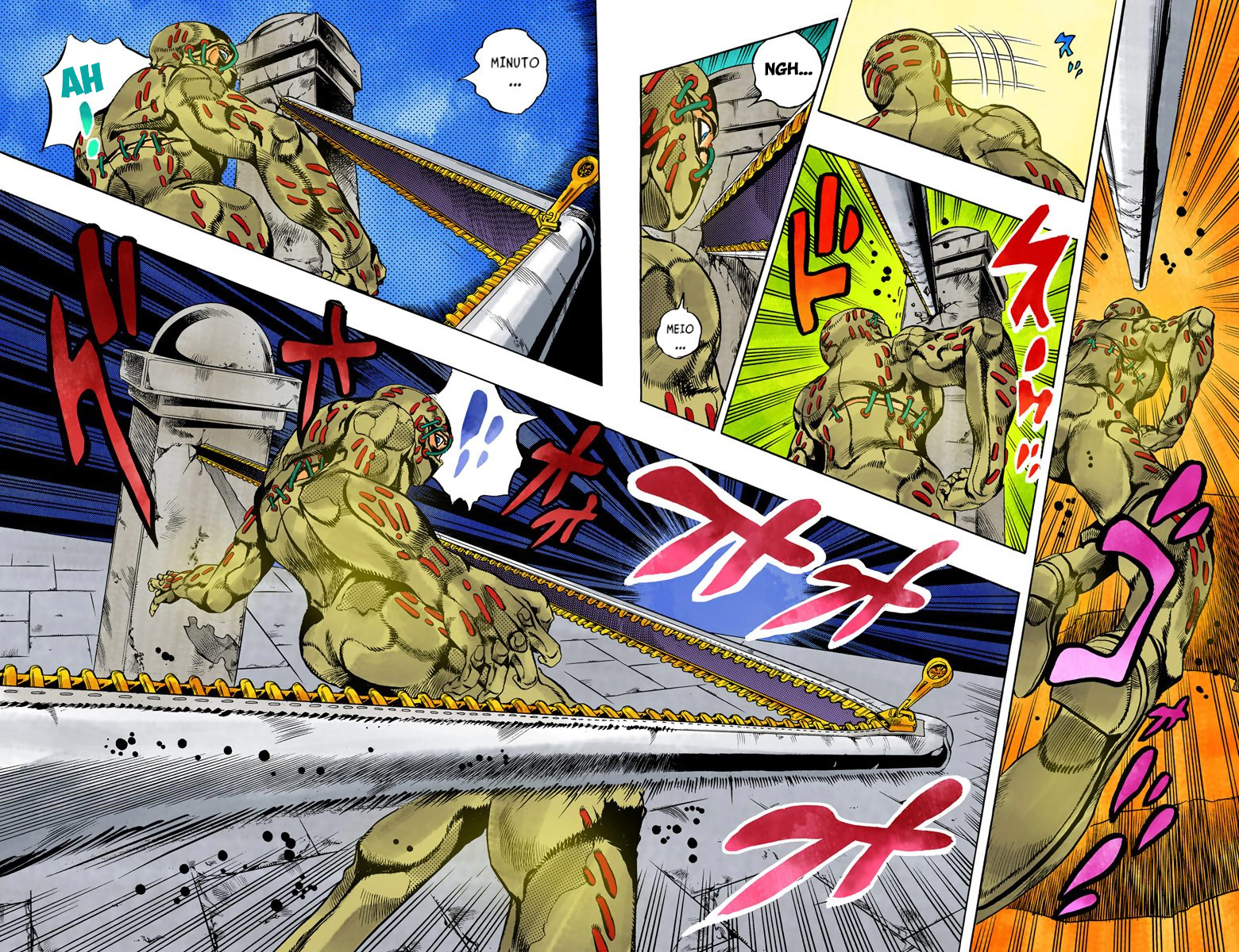 JoJo's Bizarre Adventure, Part 5: Golden Wind - Digital Colored Comics Capítulo 124 Página 10