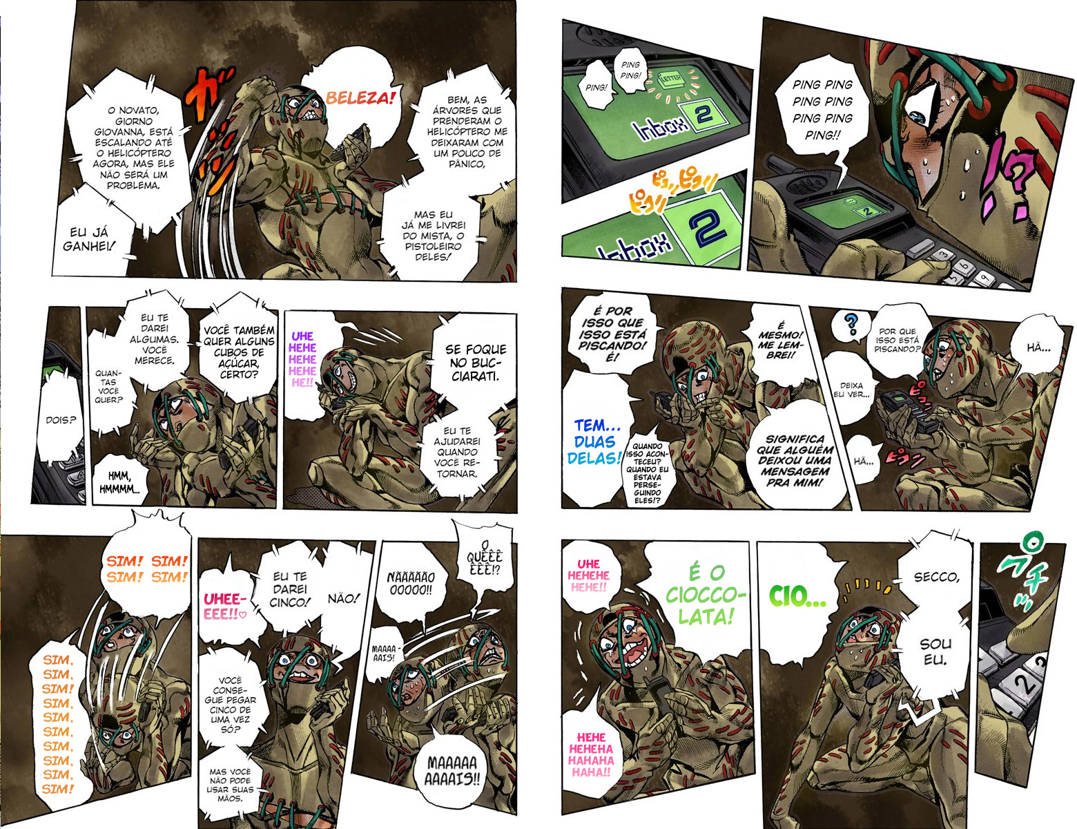 JoJo's Bizarre Adventure, Part 5: Golden Wind - Digital Colored Comics Capítulo 124 Página 4